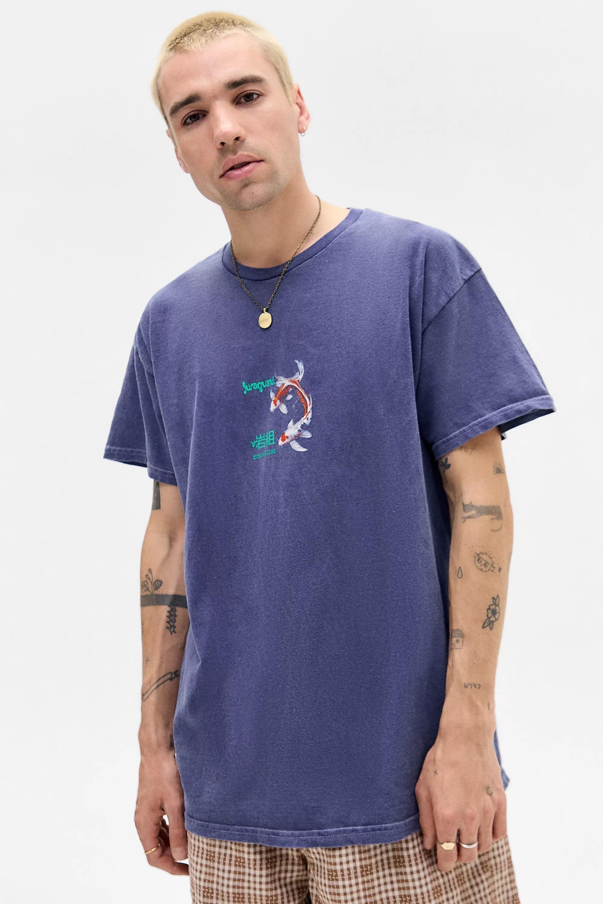 Navy Uo Good Luck Fish T-Shirt, , large image number 0