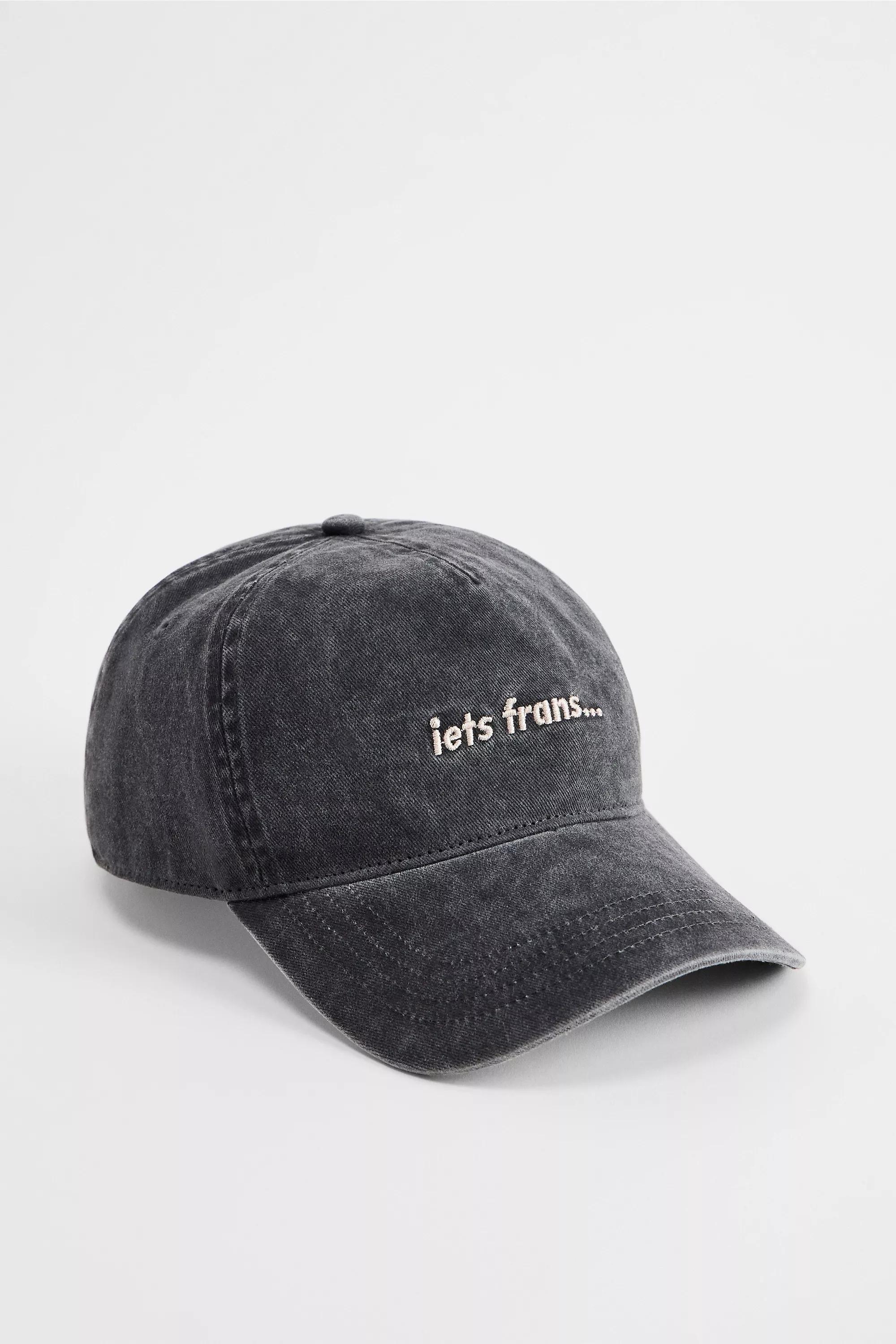 Black Iets Frans... Detailed Cap, BLK, large image number 0