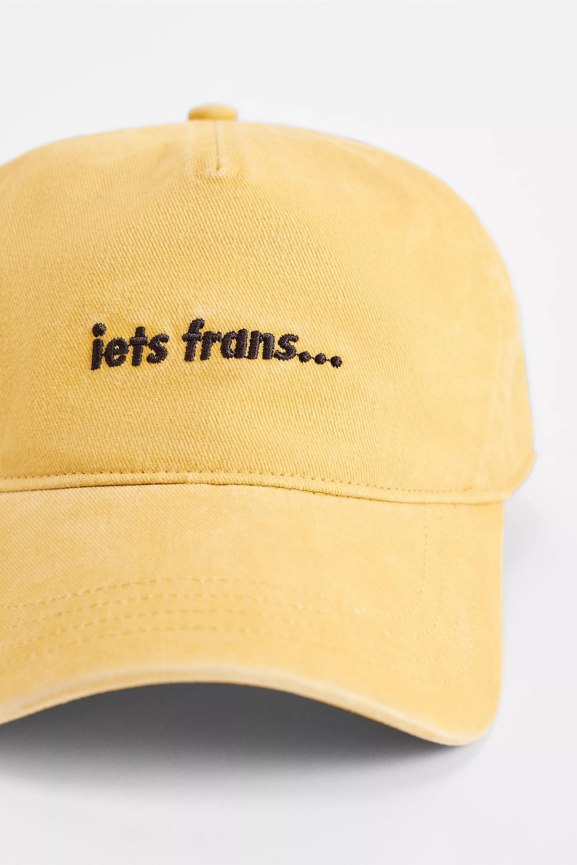 Yellow Iets Frans... Basic Cap, YEL, medium