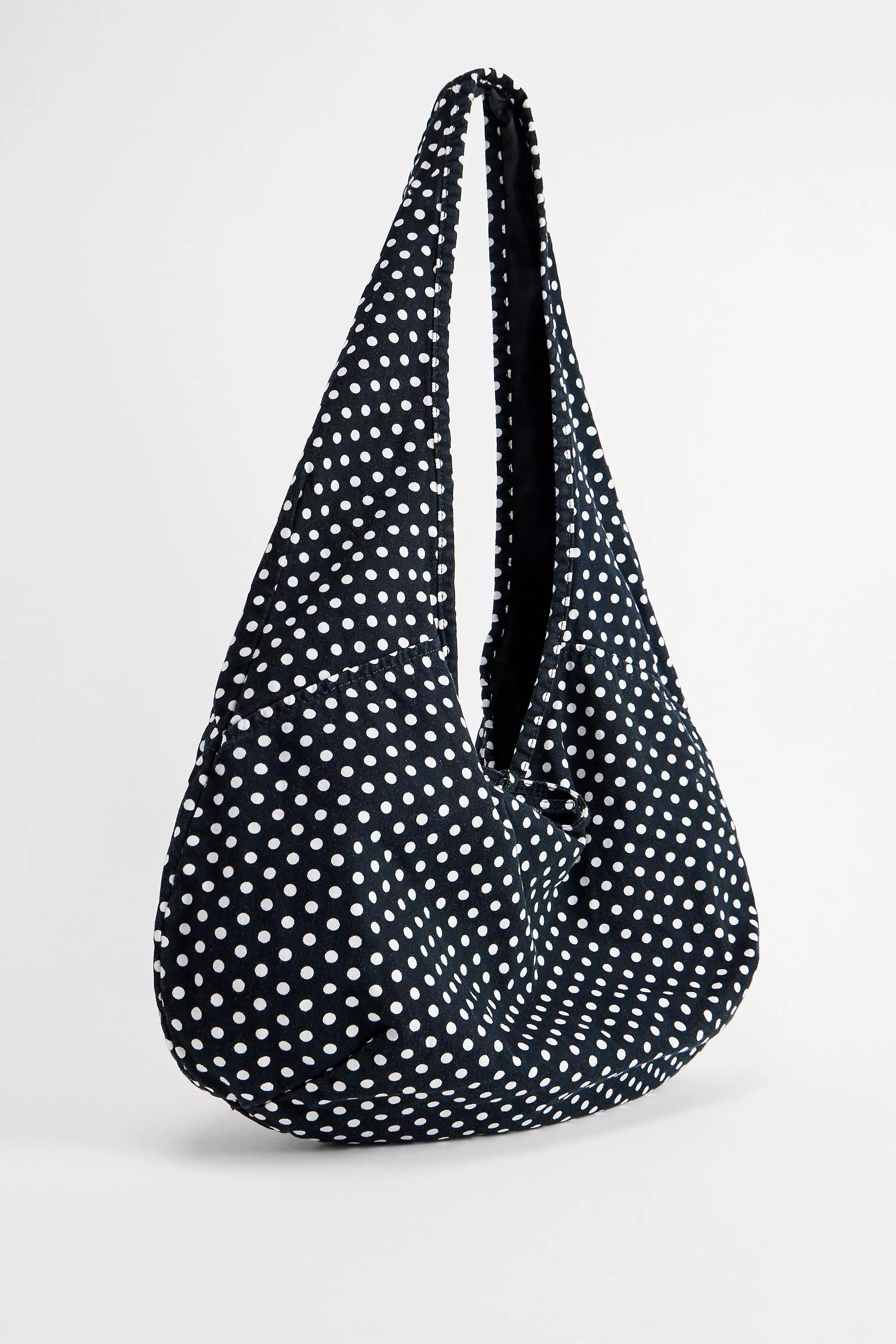 Black Bdg Flo Spot Slouch Canvas Tote Bag, BLK, large image number 2