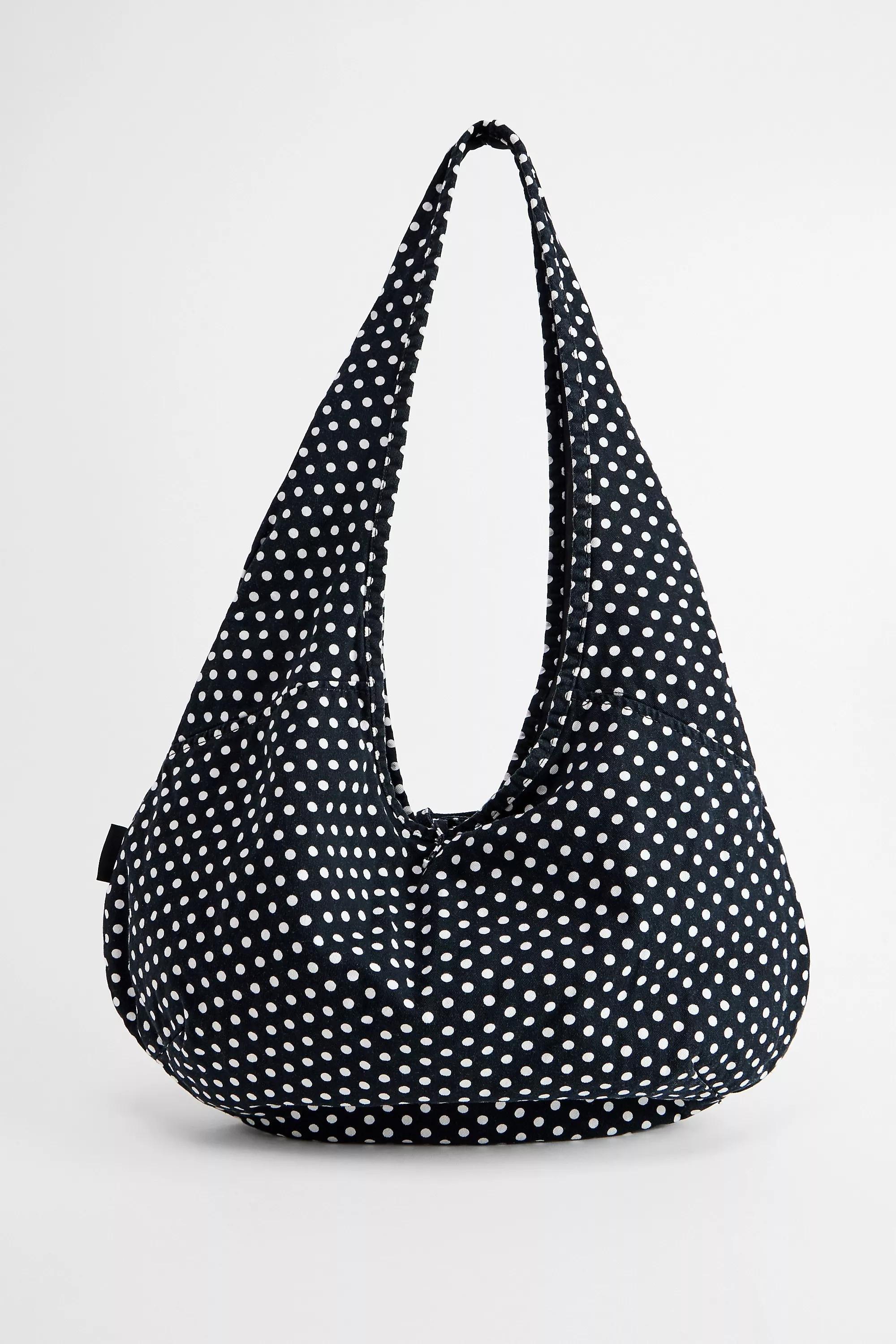 Black Bdg Flo Spot Slouch Canvas Tote Bag, BLK, large image number 3