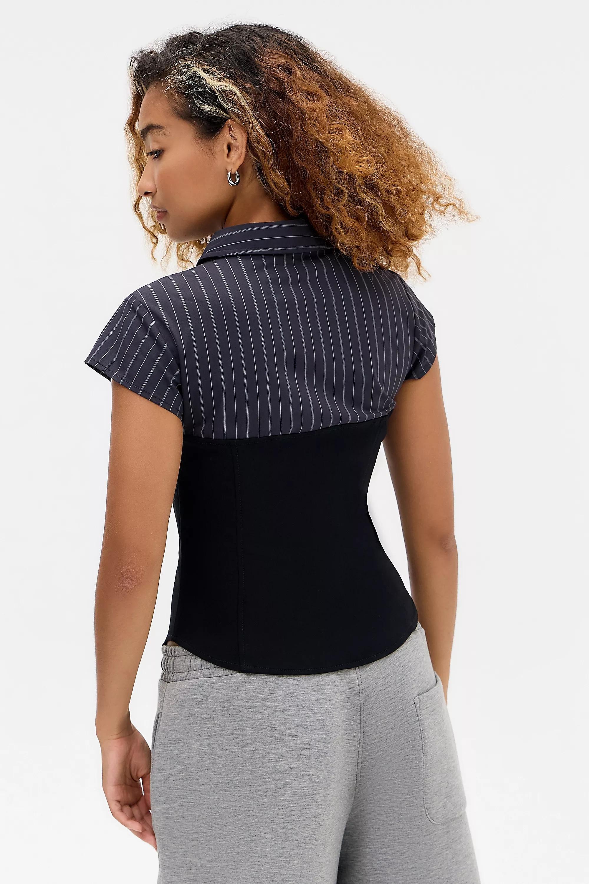 Black Silence + Noise Lila Hybrid Shirt, BLK, large image number 2