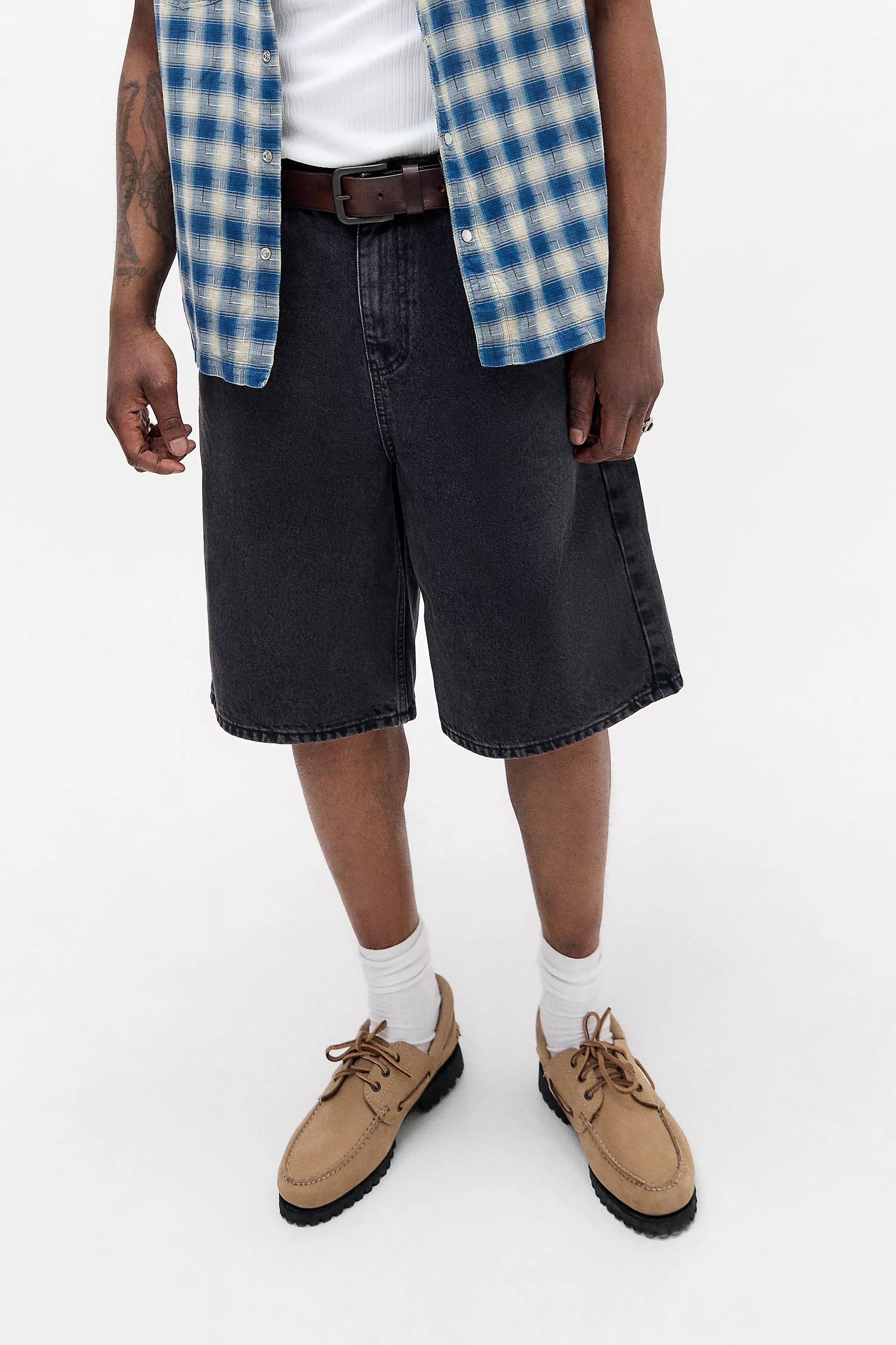 Black Bdg Washed Jack Shorts, BLK, medium