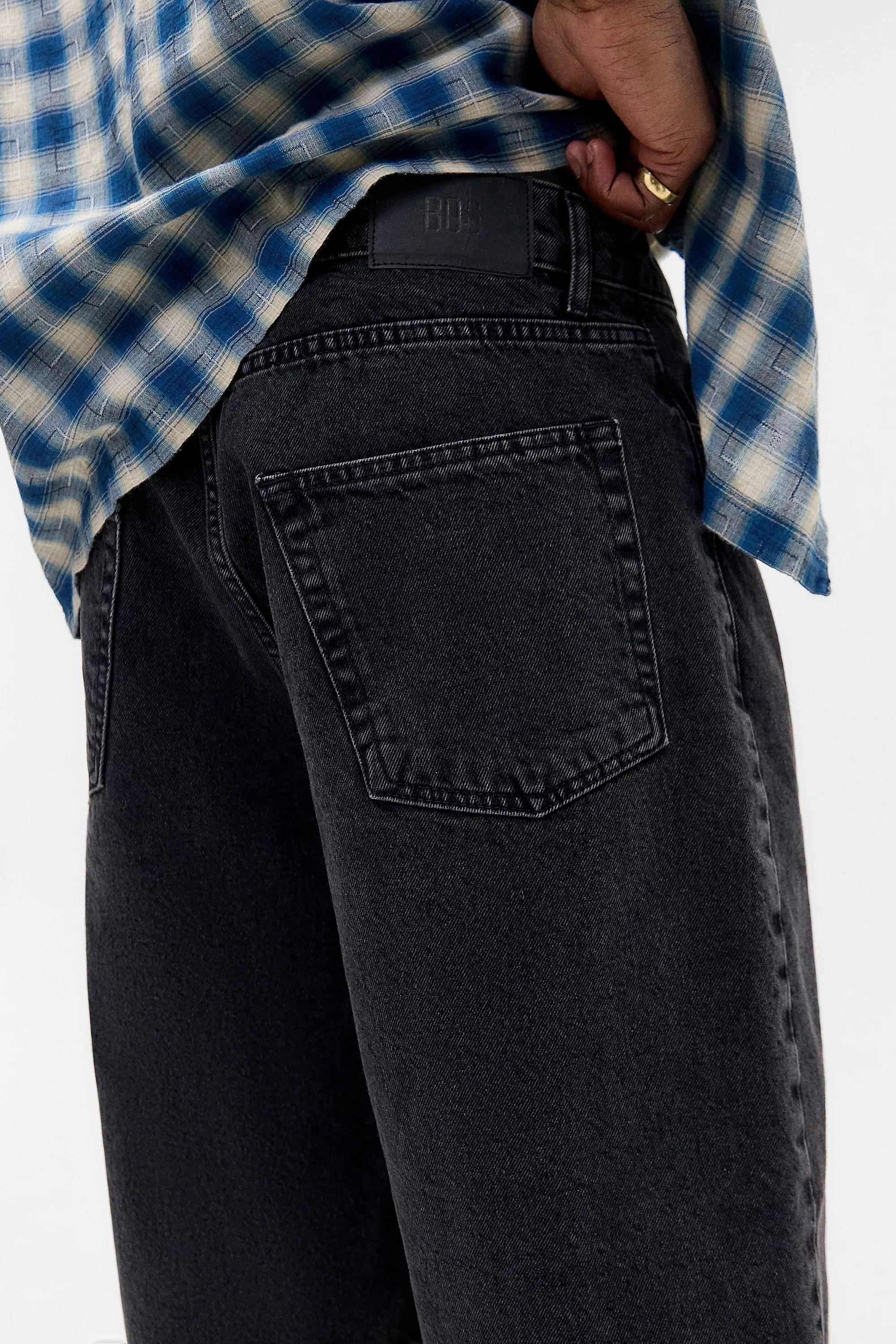 Black Bdg Washed Jack Shorts, BLK, medium