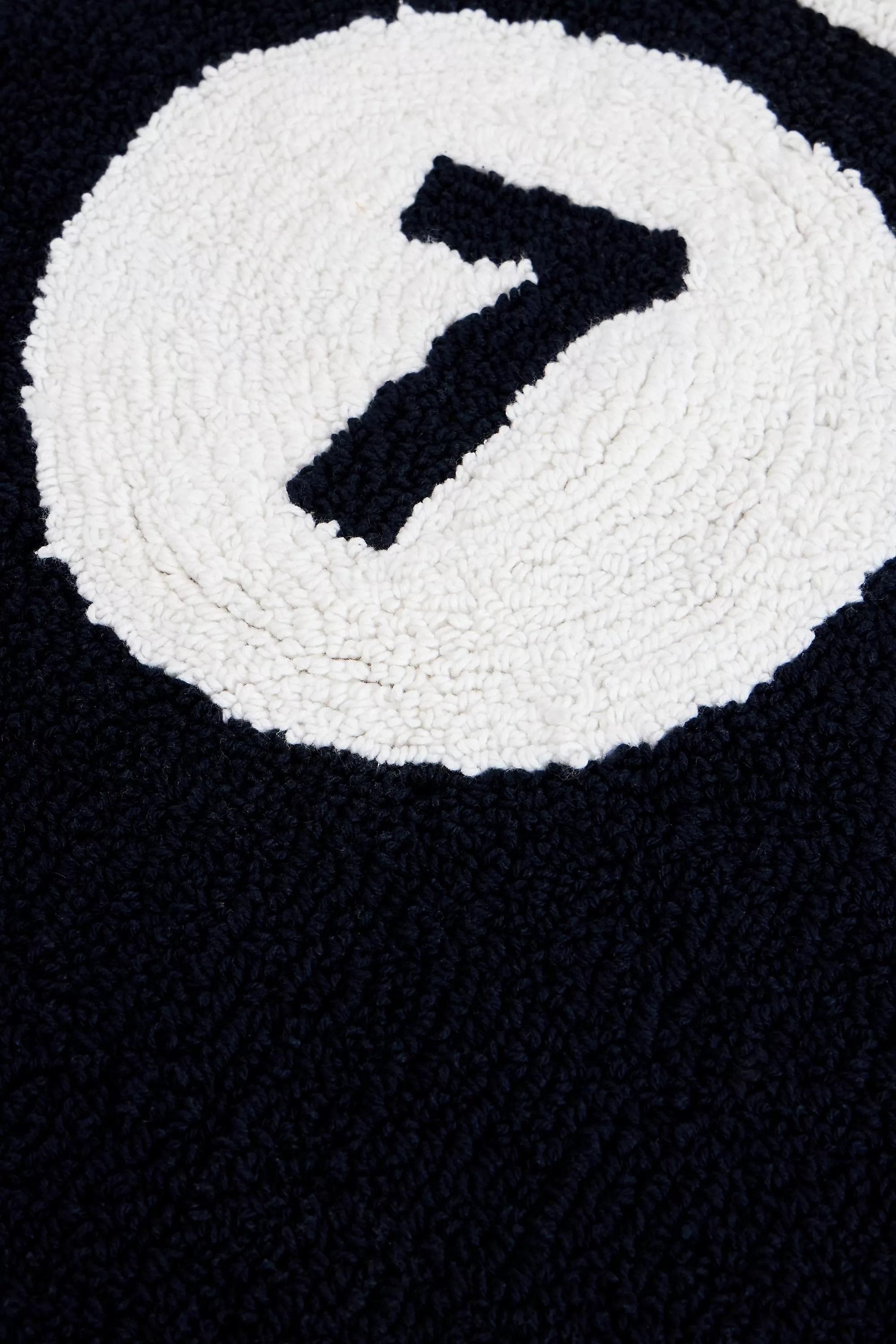 Multicolour Mini Lucky 7 Bath Mat, B&W, large image number 1