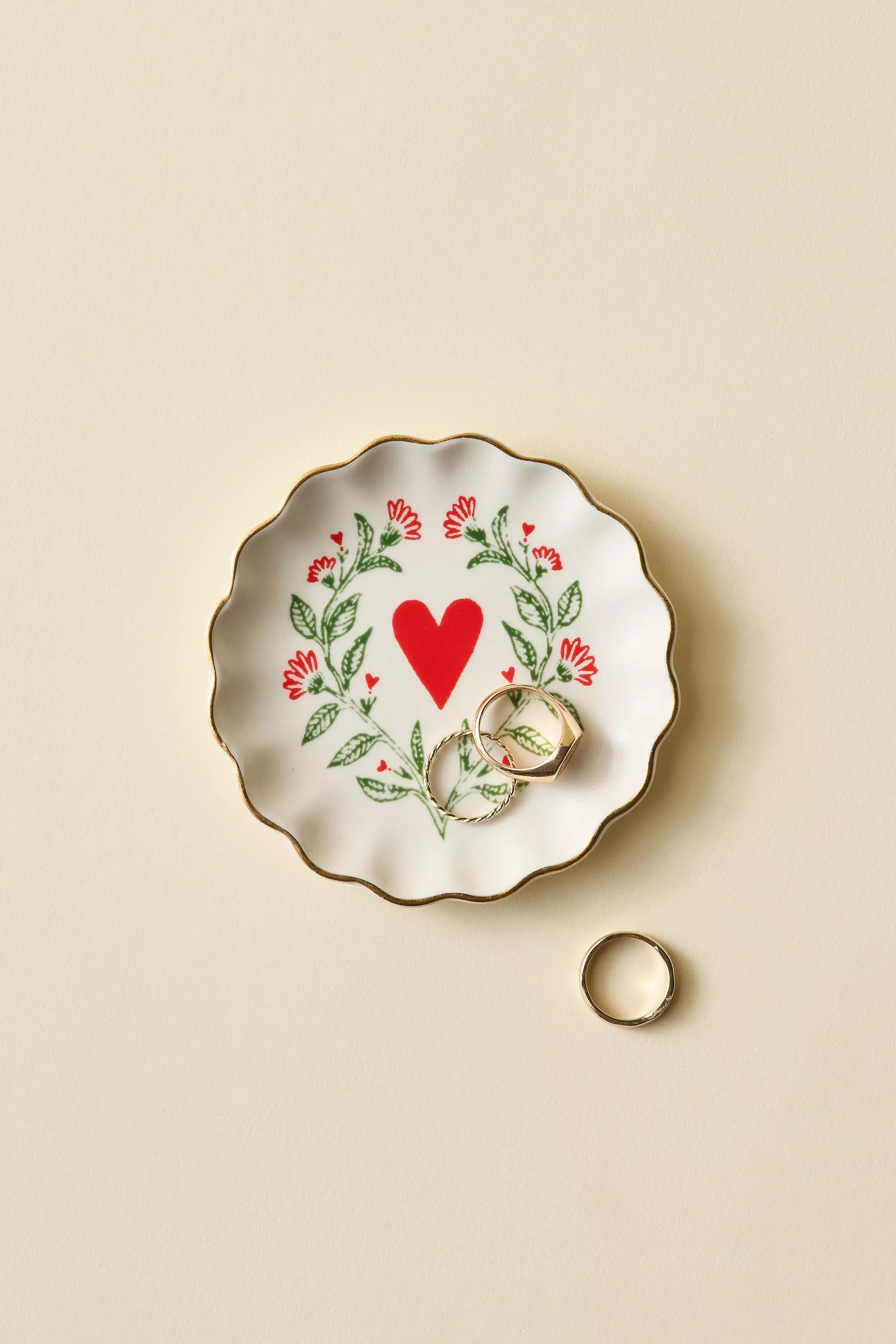 GREEN Icon Ceramic Trinket Dish, GRN, large image number 0
