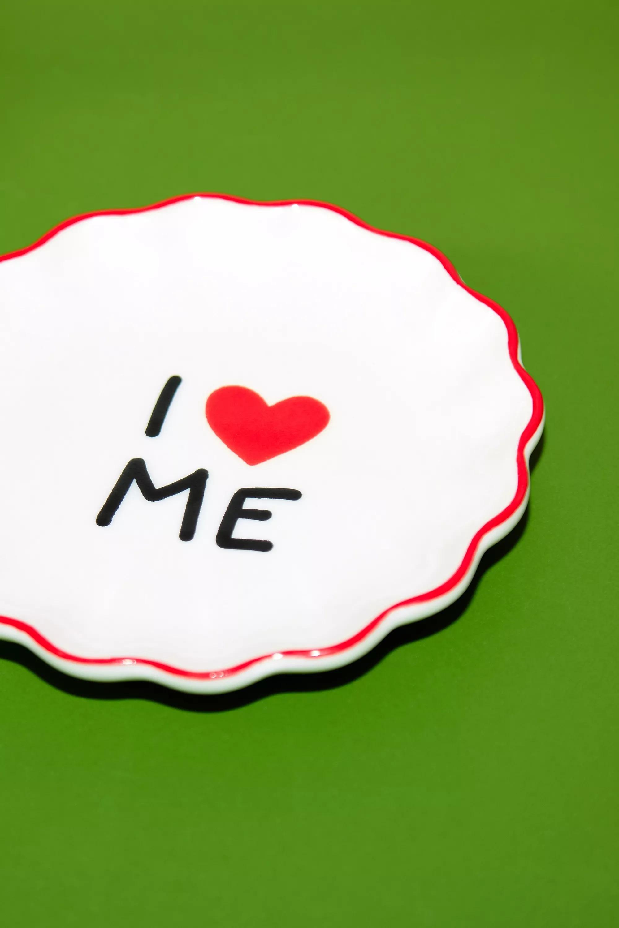 RED Icon Ceramic Trinket Dish, RED, large image number 1