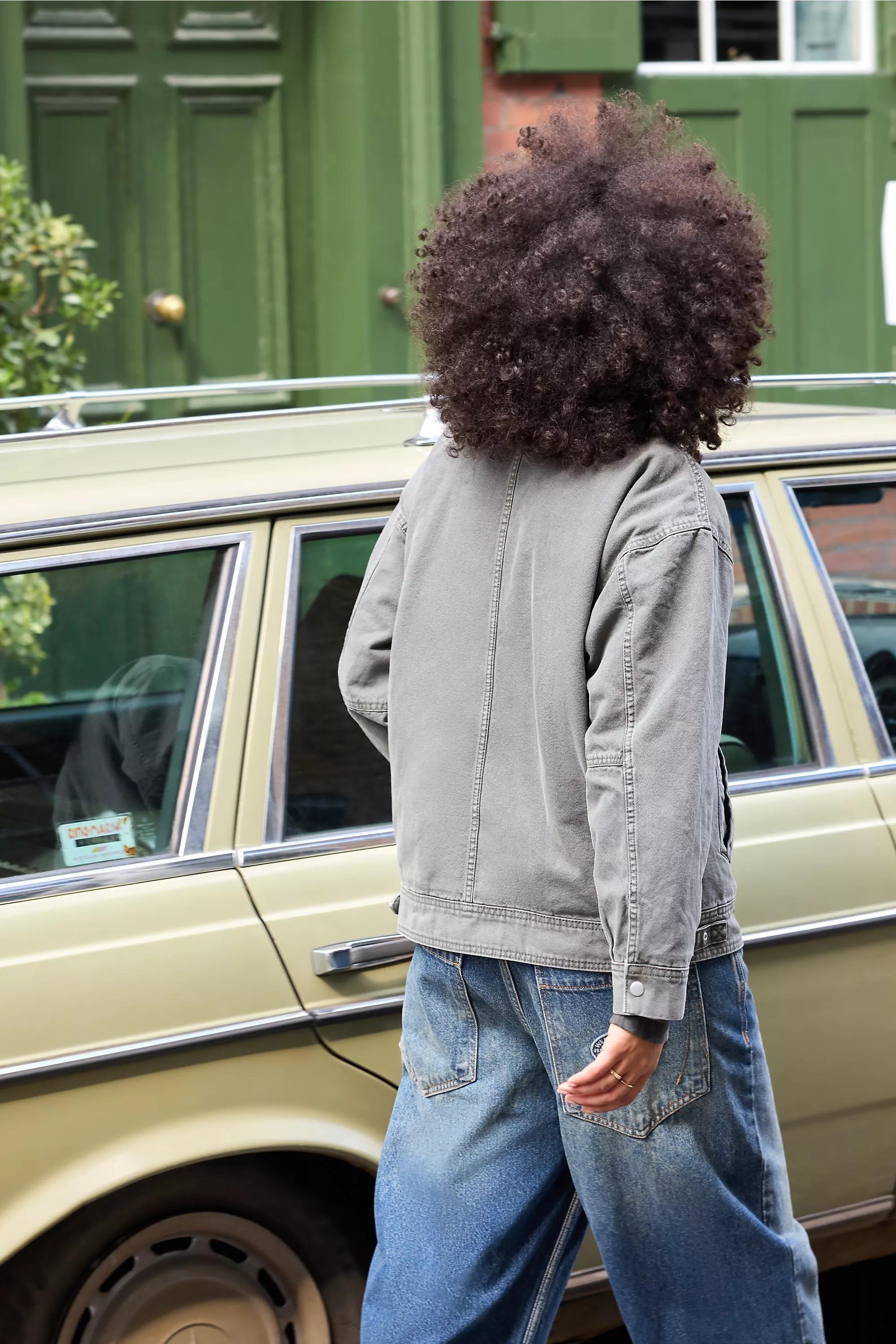 KHAKI BDG Luca Wadded Canvas Workwear Jacket, KHAKI, large image number 3