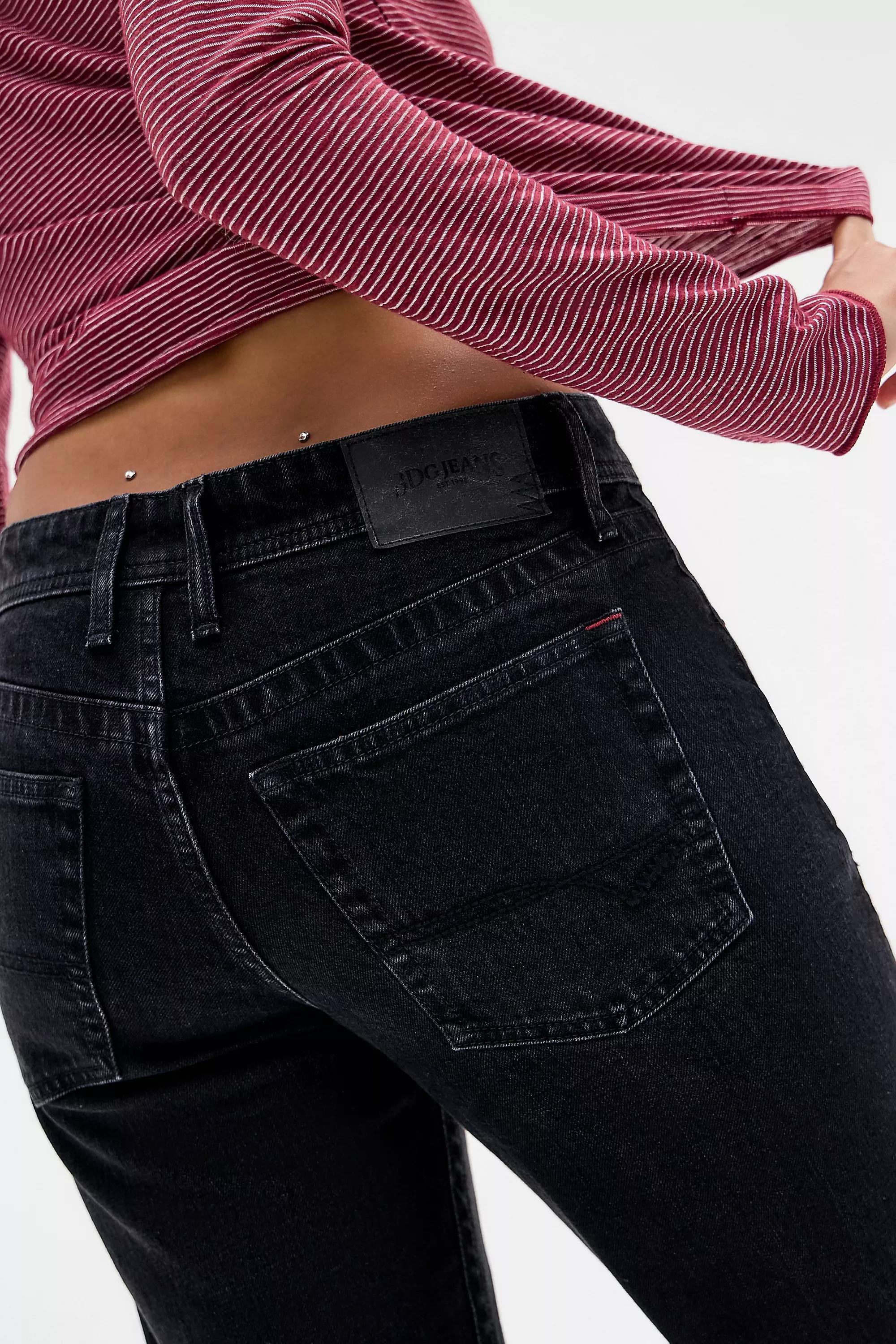 Black Bdg Teo Flared Jeans, BLK, large image number 4