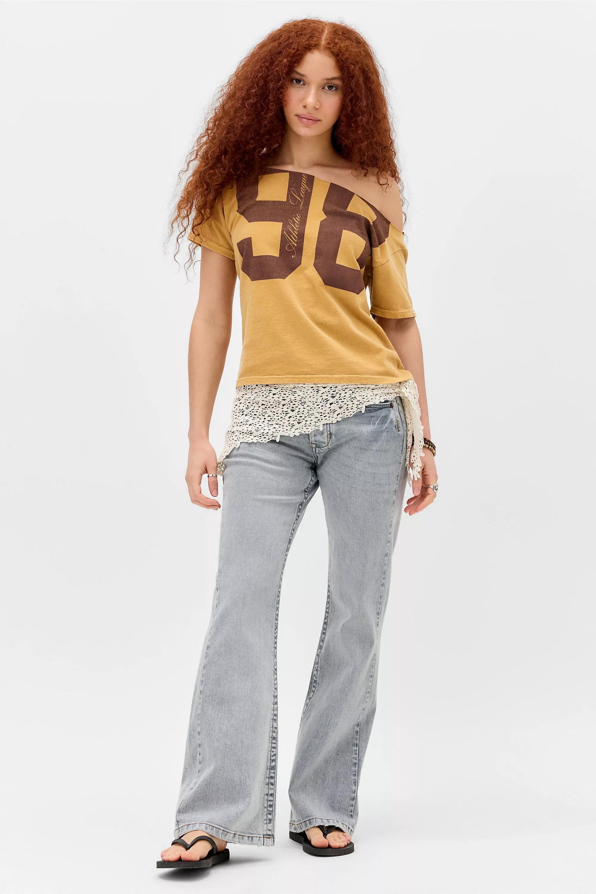 Grey Beg Teo Flared Jeans, GREY, large image number 2