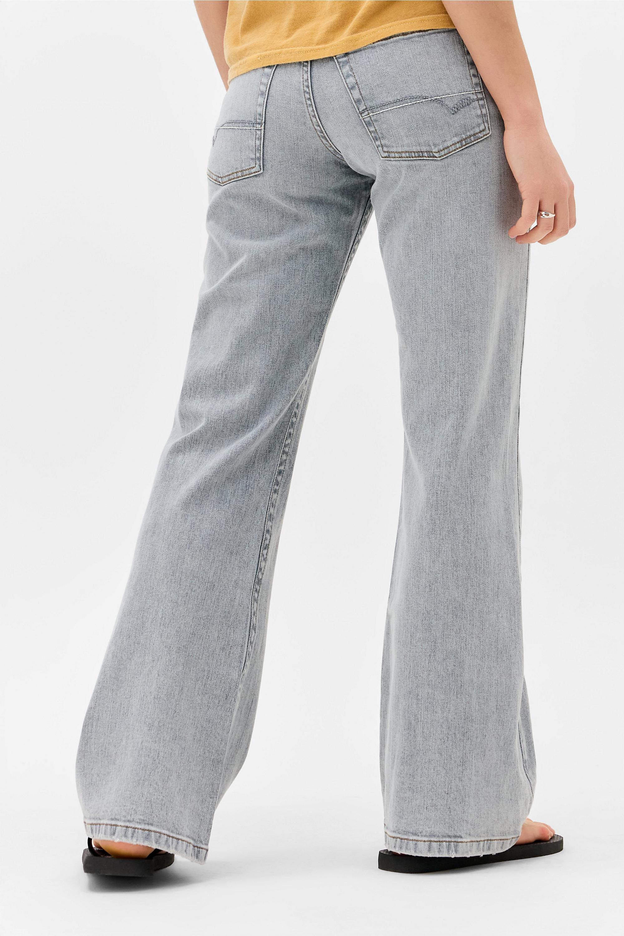 Grey Beg Teo Flared Jeans, GREY, large image number 3