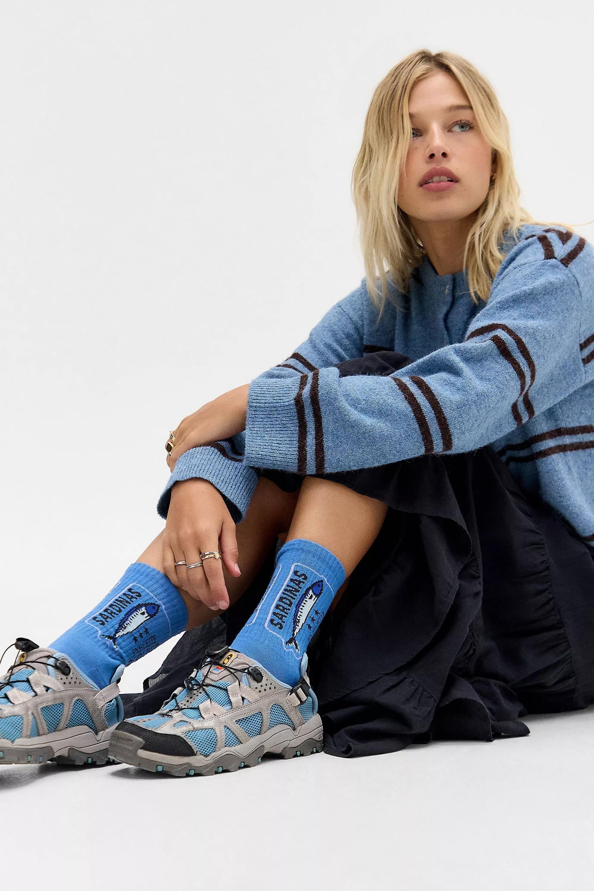 Out From Under Sardine Tin Socks, BLUE, large image number 0