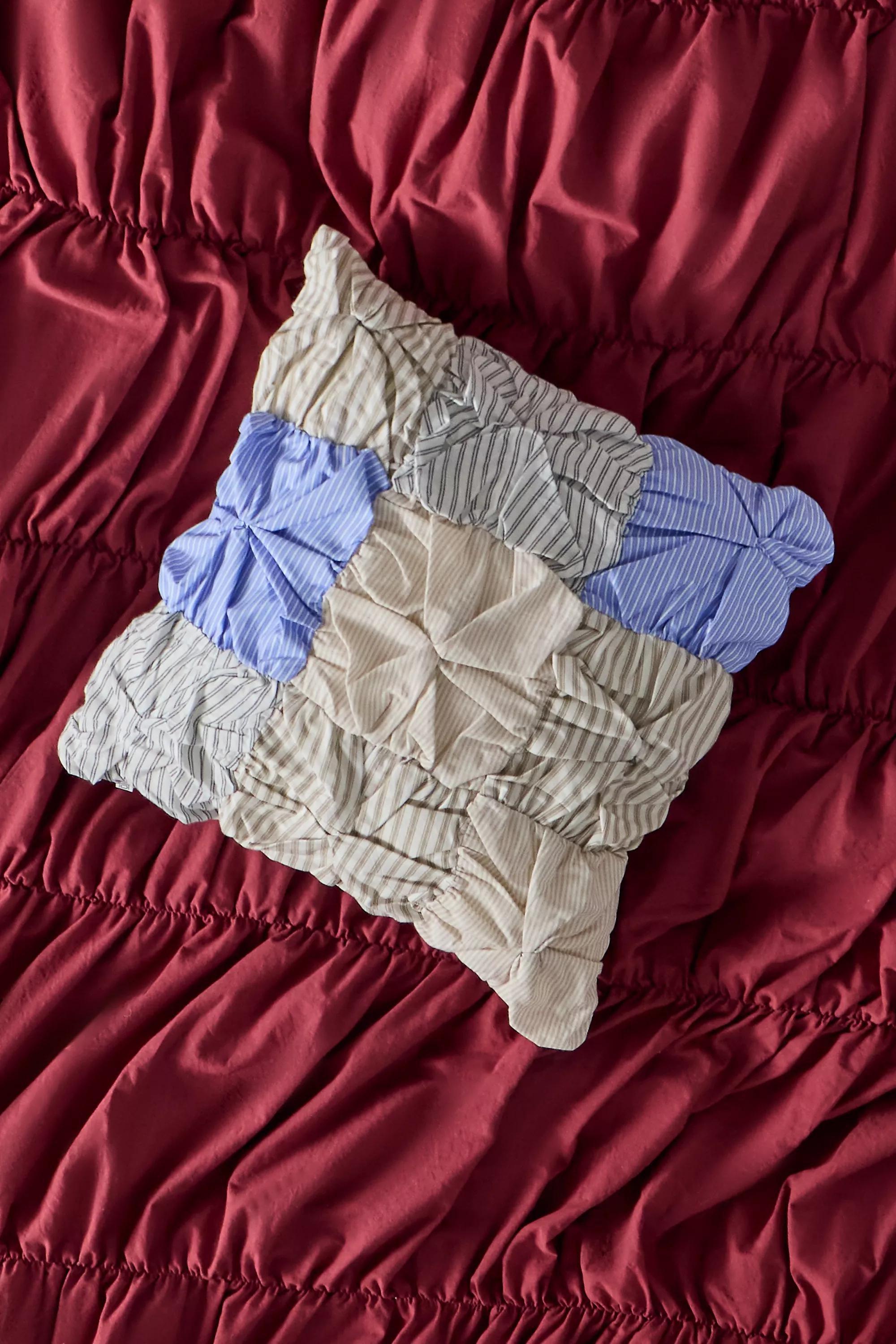 Multicolour Mixed Stripe Cushion, ASSORT, large image number 0