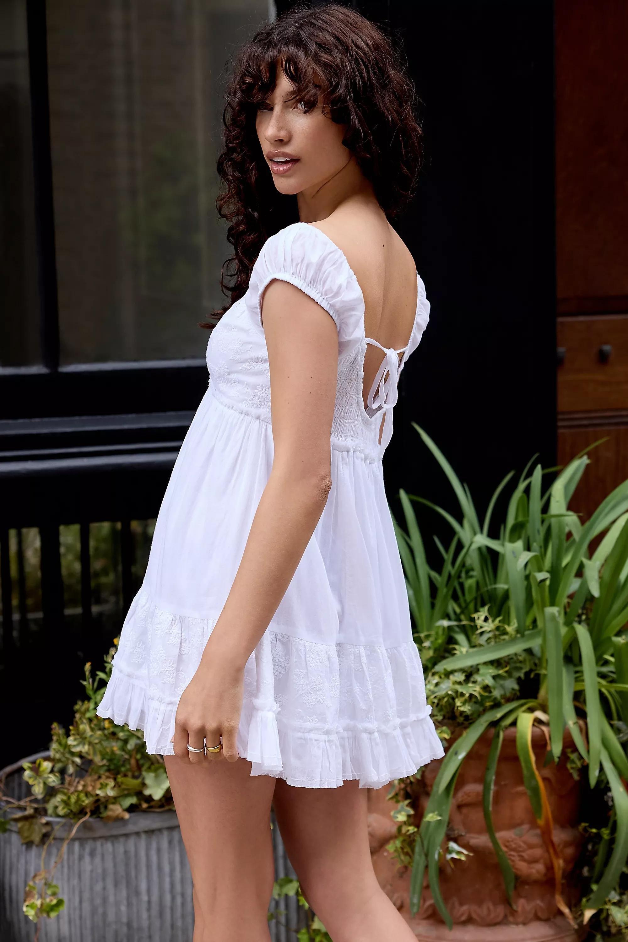 White Kimchi Blue Belle Romper, , large image number 2