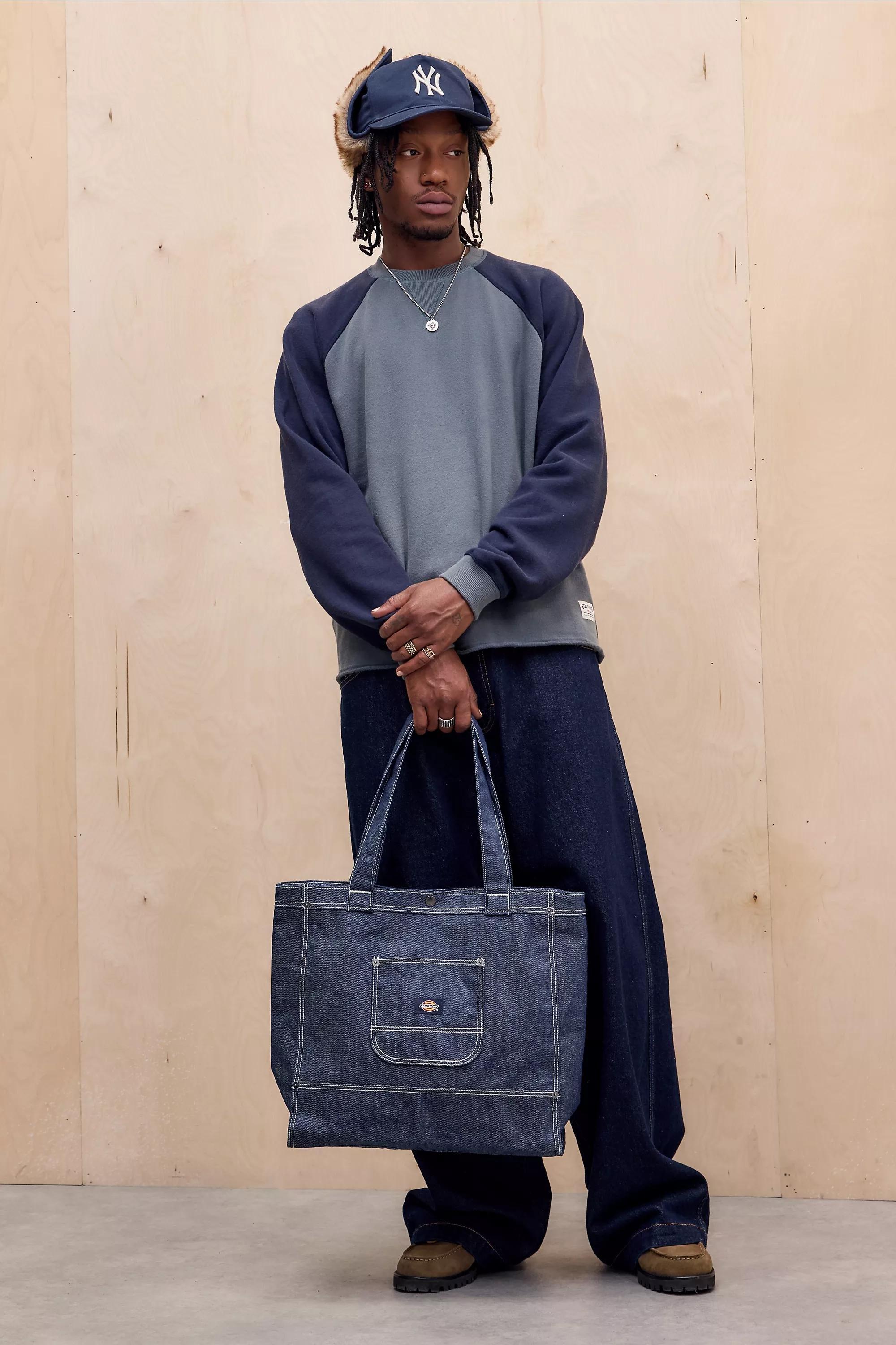 Blue Bdg Tonal Raglan Sleeve Sweatshirt, , large image number 1