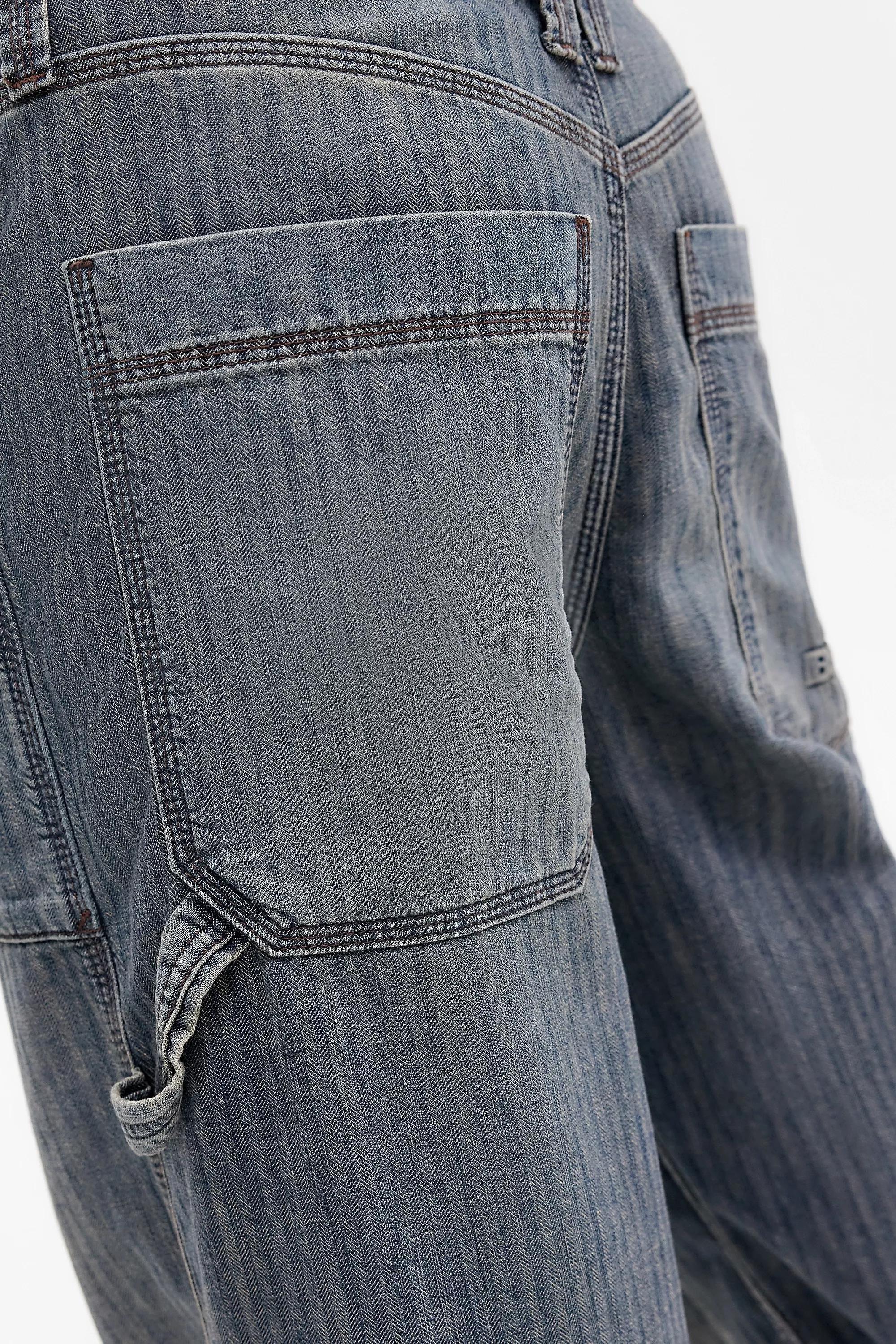 Blue Bdg Kayla Lowrider Fatigue Mid-Wash Jeans, VINTAGE DENIM MEDIUM, large image number 6