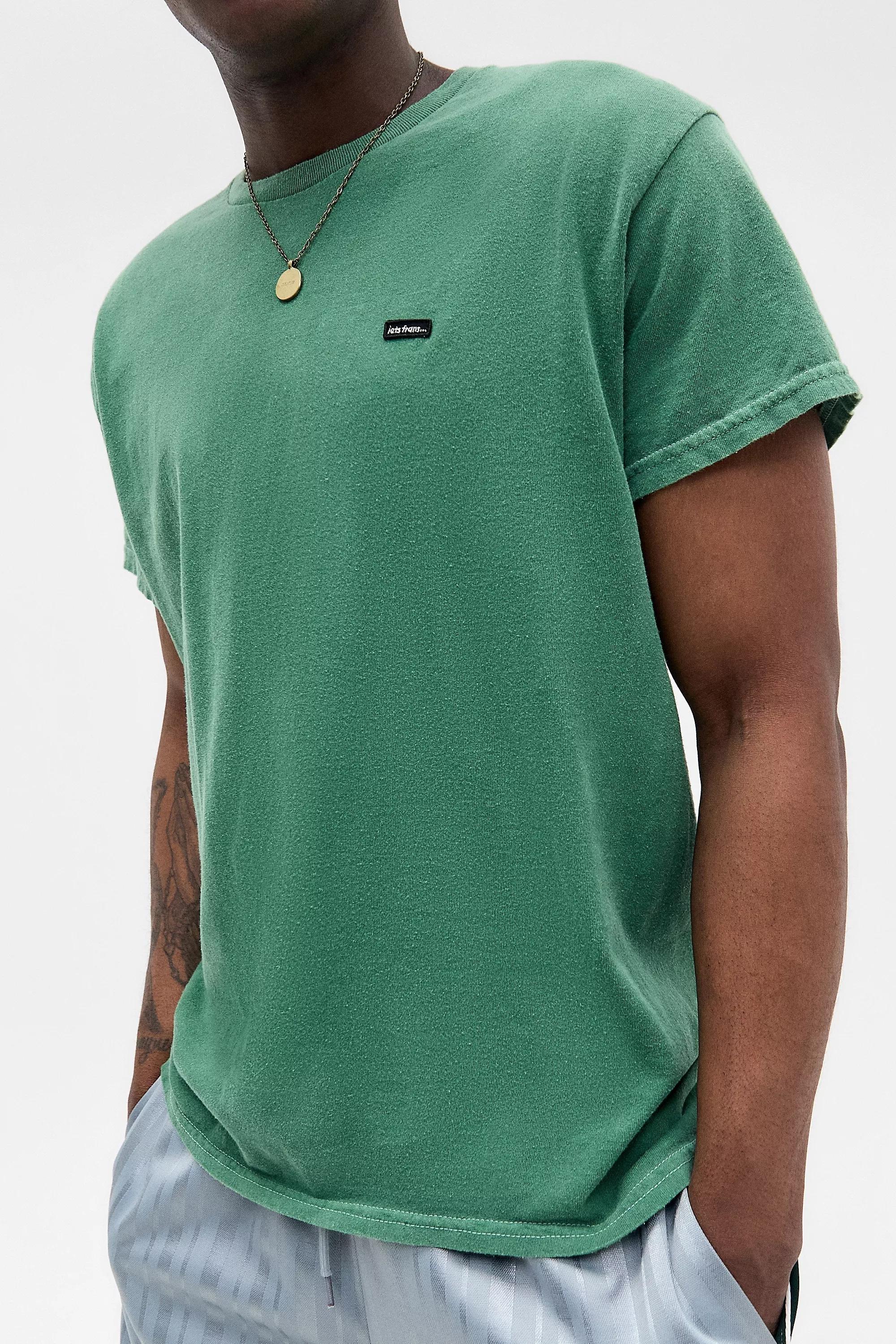Green Iets Frans...Badge T-Shirt, , large image number 0