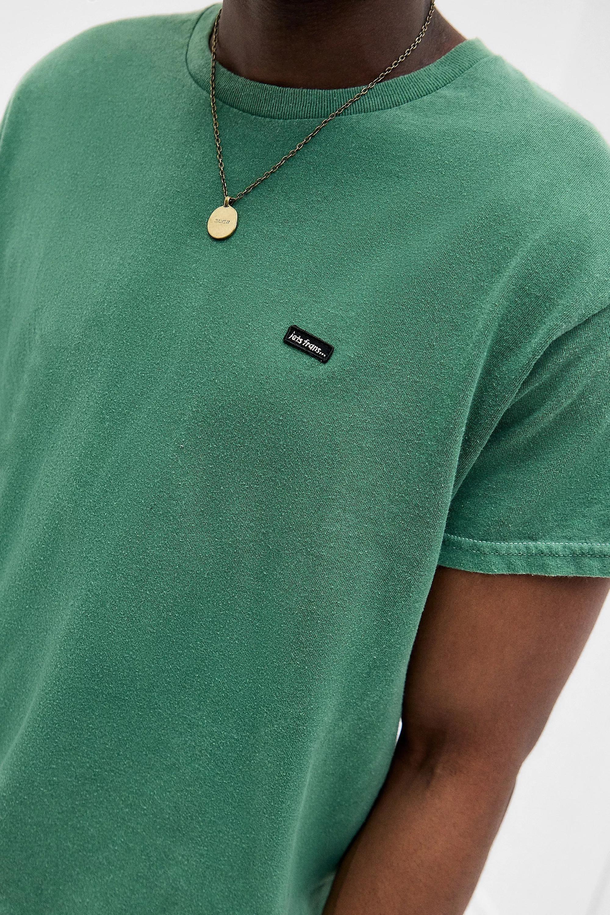 Green Iets Frans...Badge T-Shirt, , large image number 2