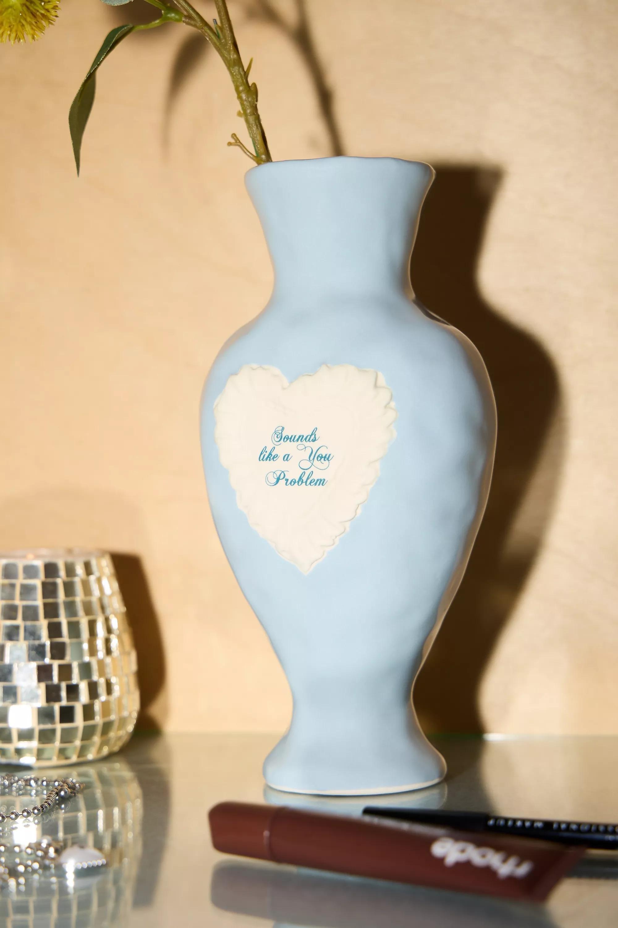 Blue You Problem Vase, BLUE, large image number 1