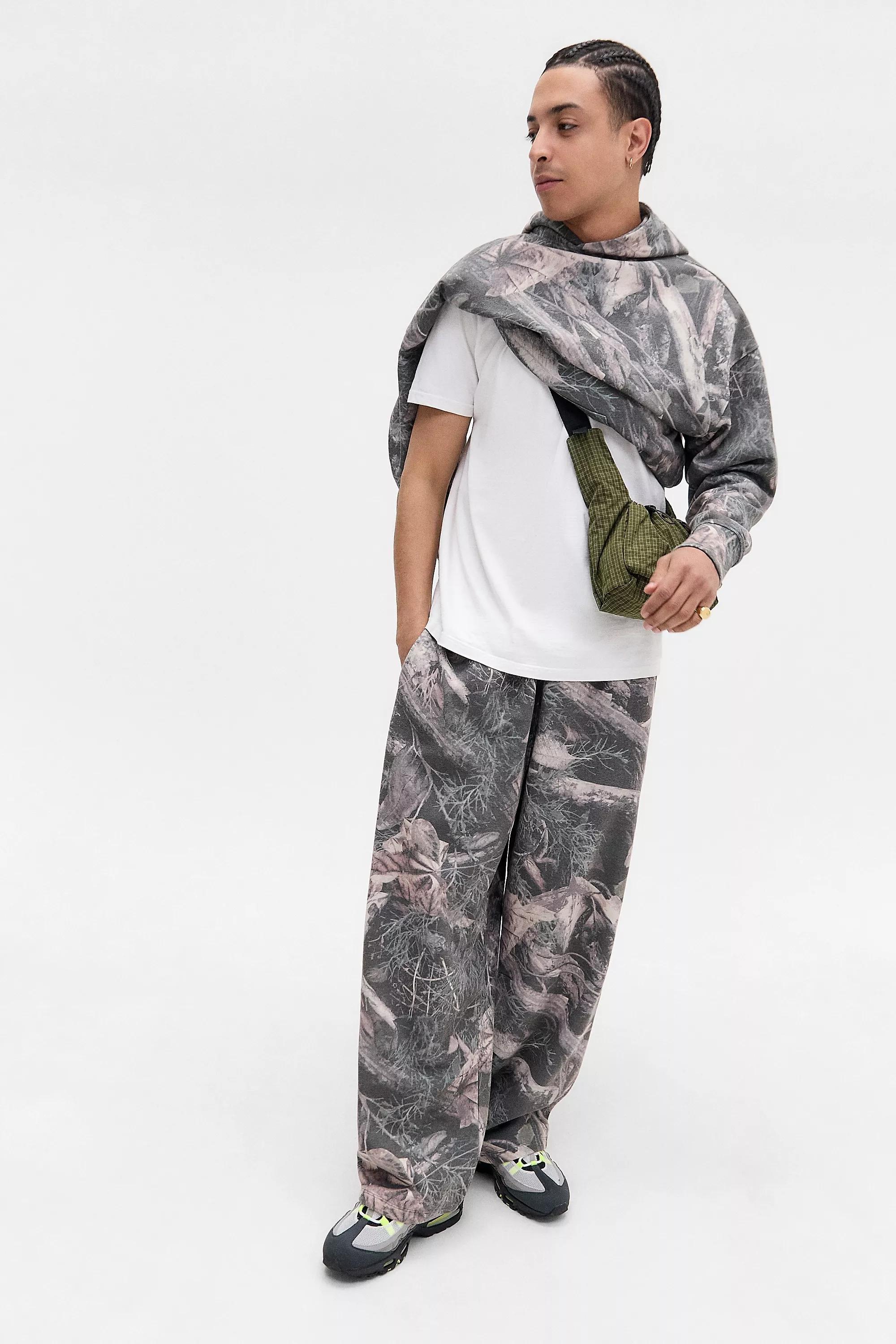 Multicolour Bdg Zax Leaf Camo Joggers, ASSORT, large image number 0