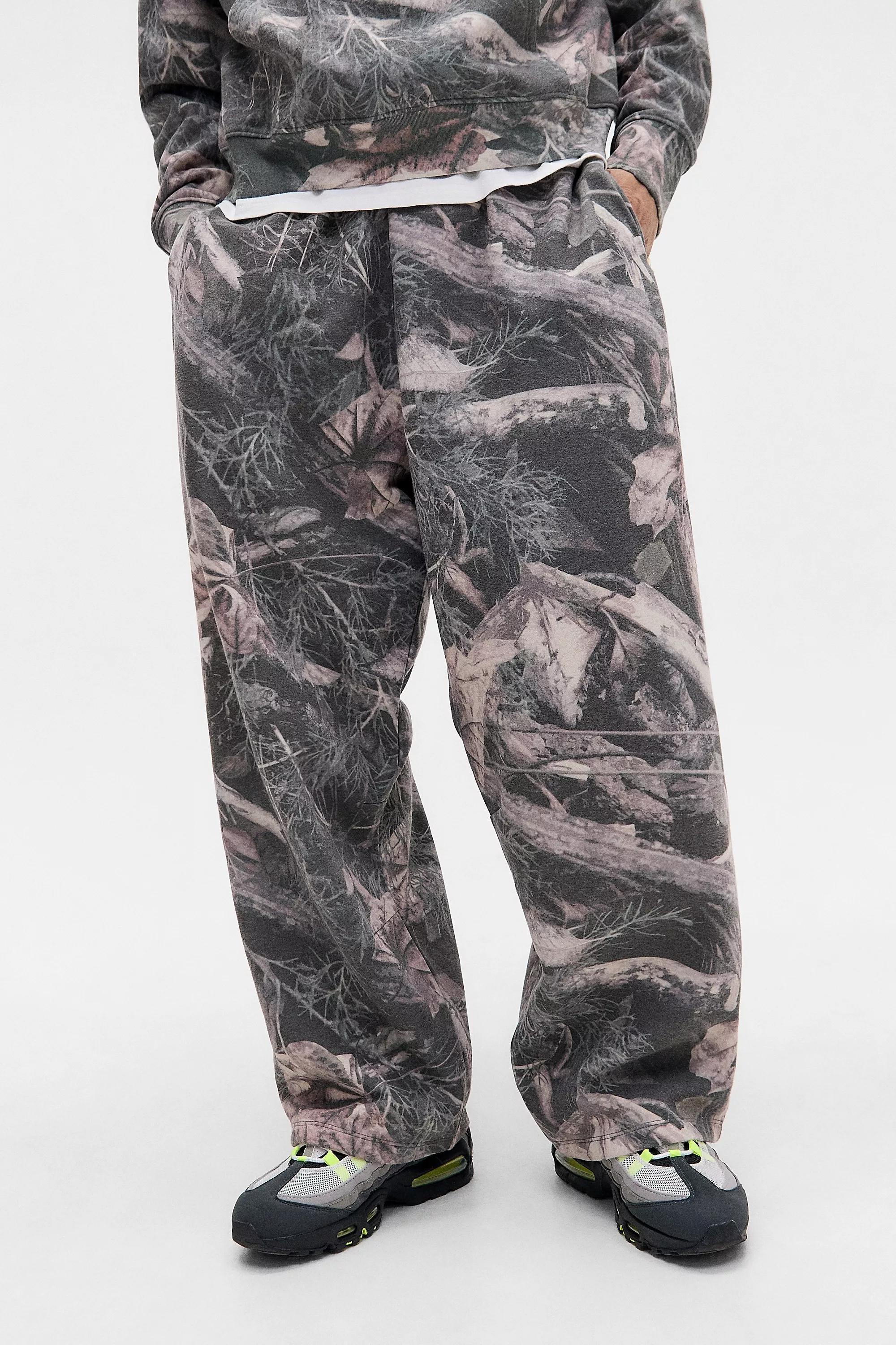 Multicolour Bdg Zax Leaf Camo Joggers, ASSORT, large image number 1