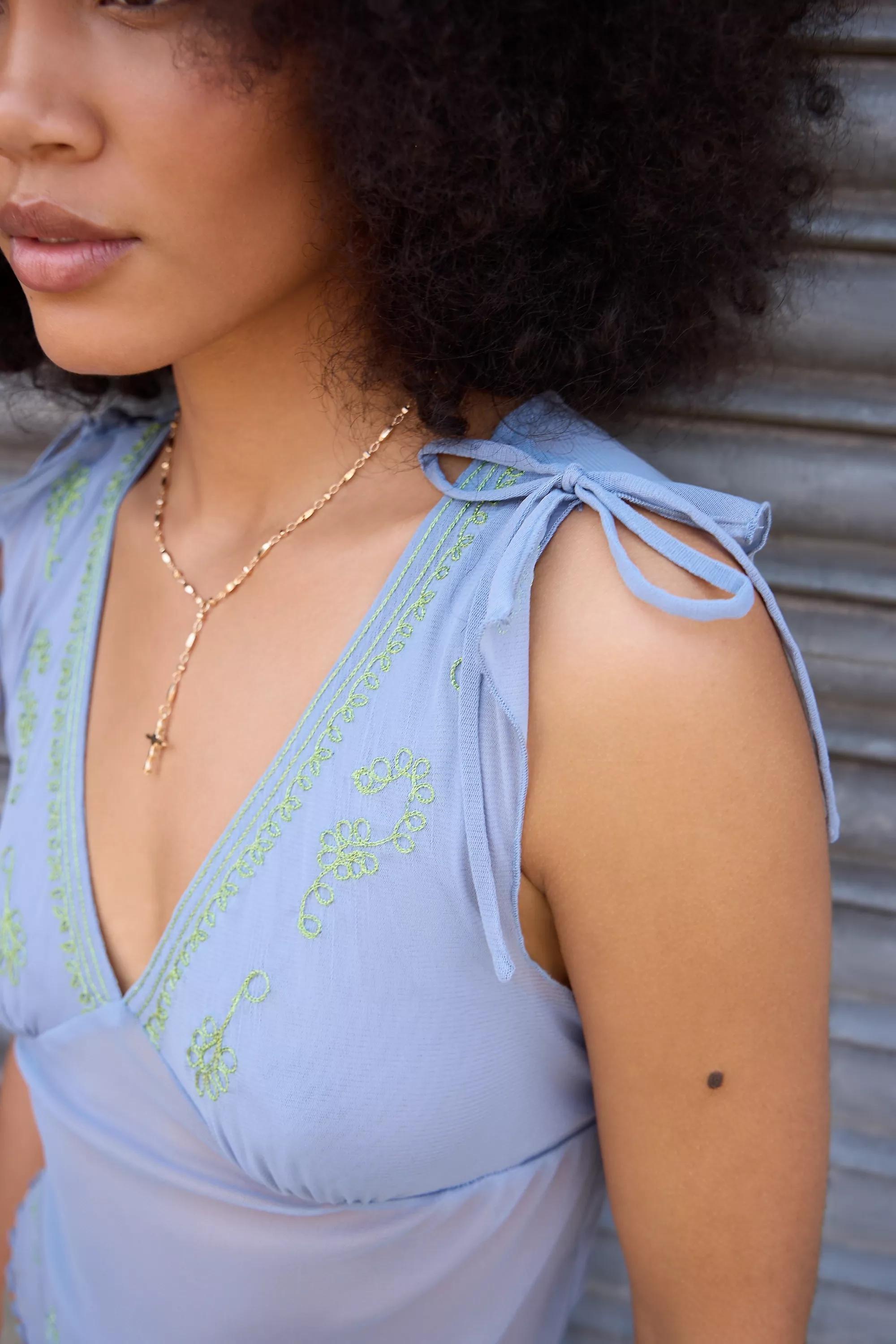 Blue Kimchi Blue Giselle Top, BLUE, large image number 1