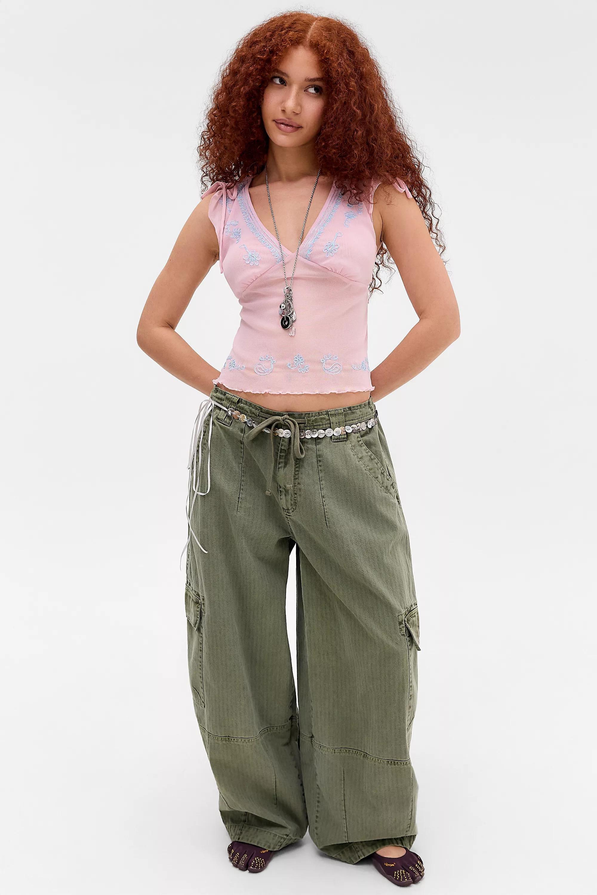 Pink Kimchi Blue Giselle Top, PINK, large image number 1