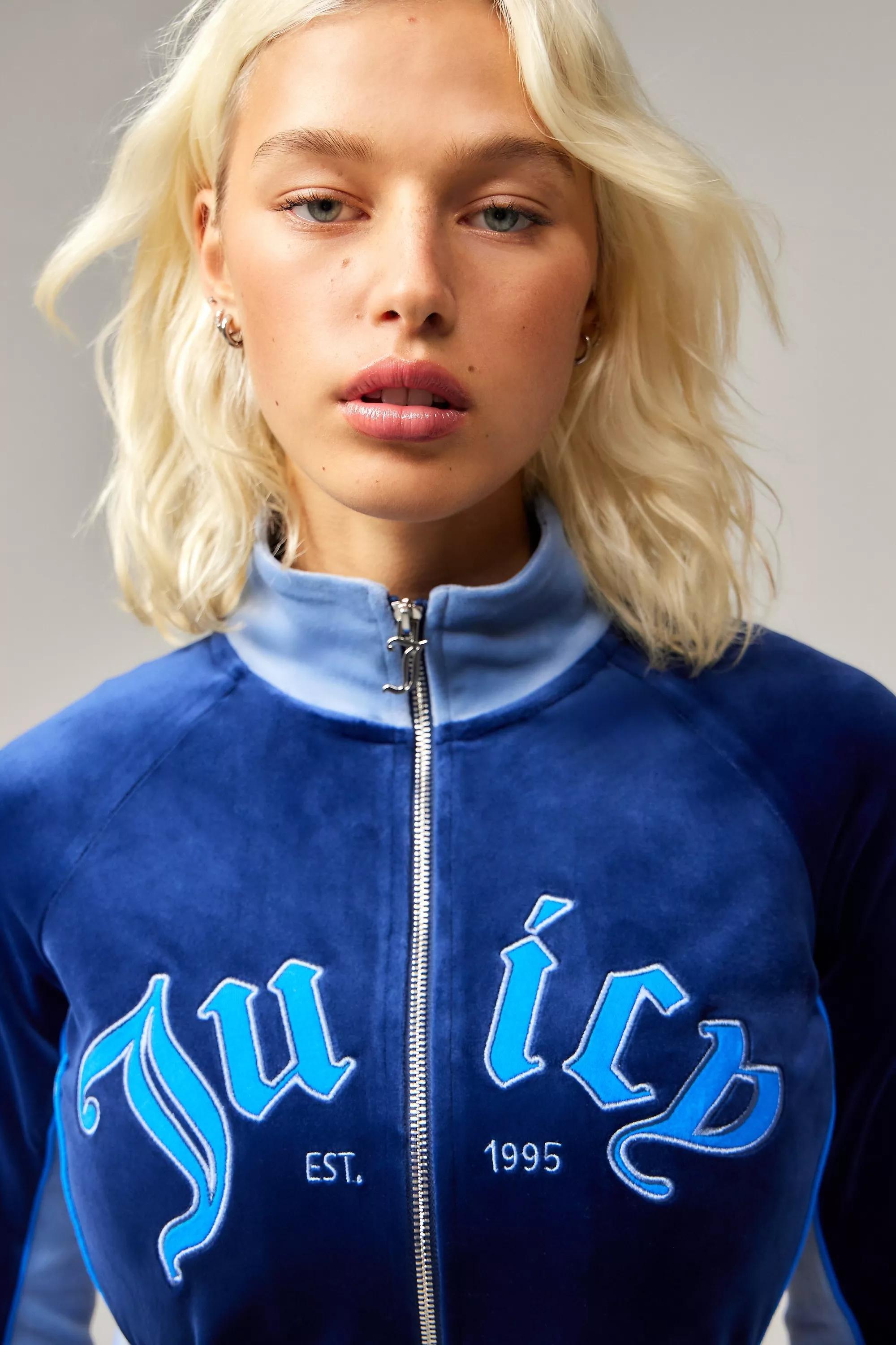 NAVY Juicy Couture UO Exclusive Gemini Panel Hoodie, NAVY, large image number 0