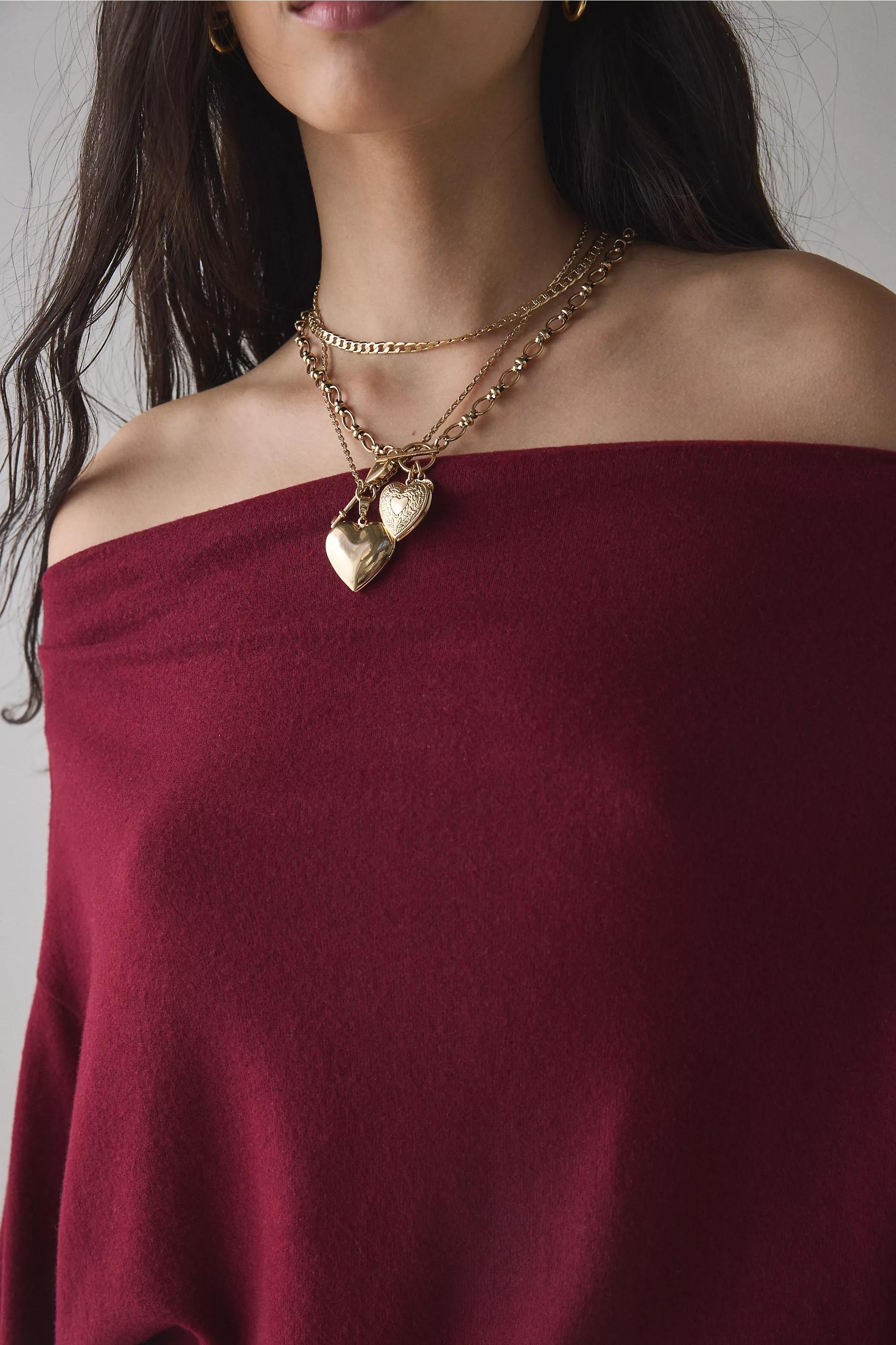 WINE Out From Under Clarity Cosy Off-Shoulder Top, WINE, large image number 2