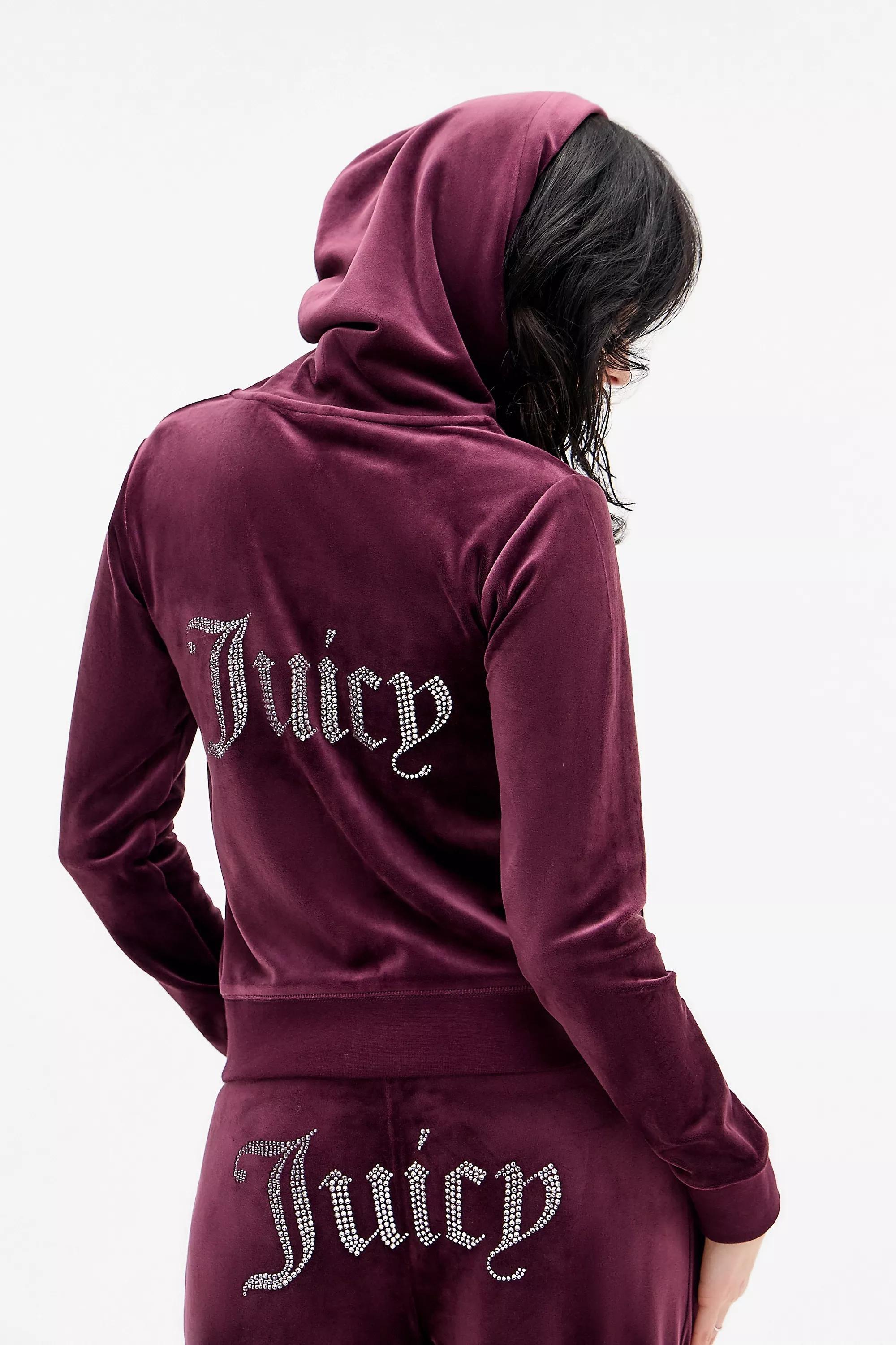 Red Juicy Couture Uo Exclusive Wine Egypt Hoodie, WINE, large image number 0