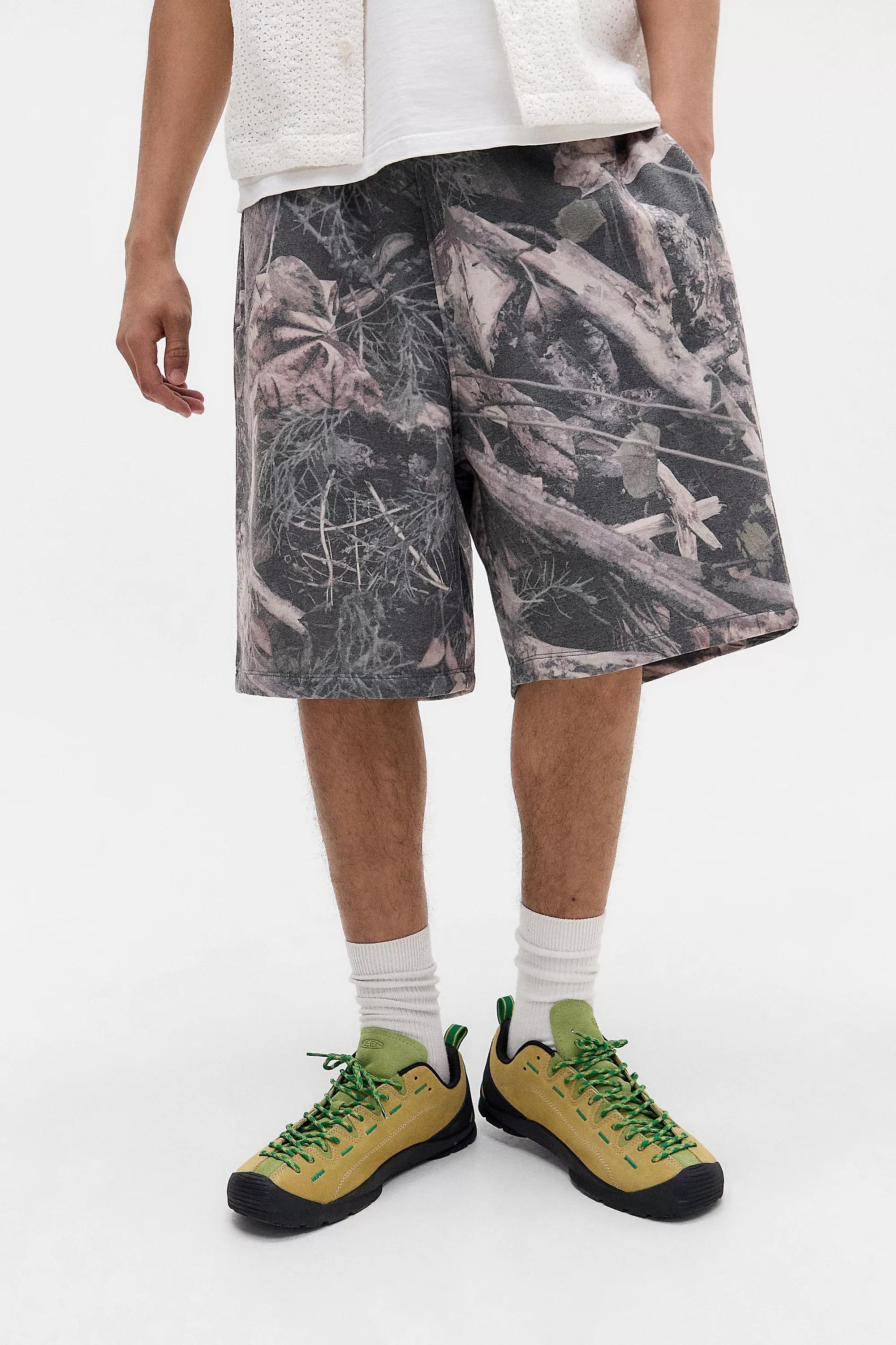 Multicolour Bdg Camo Jersey Shorts, , large image number 0