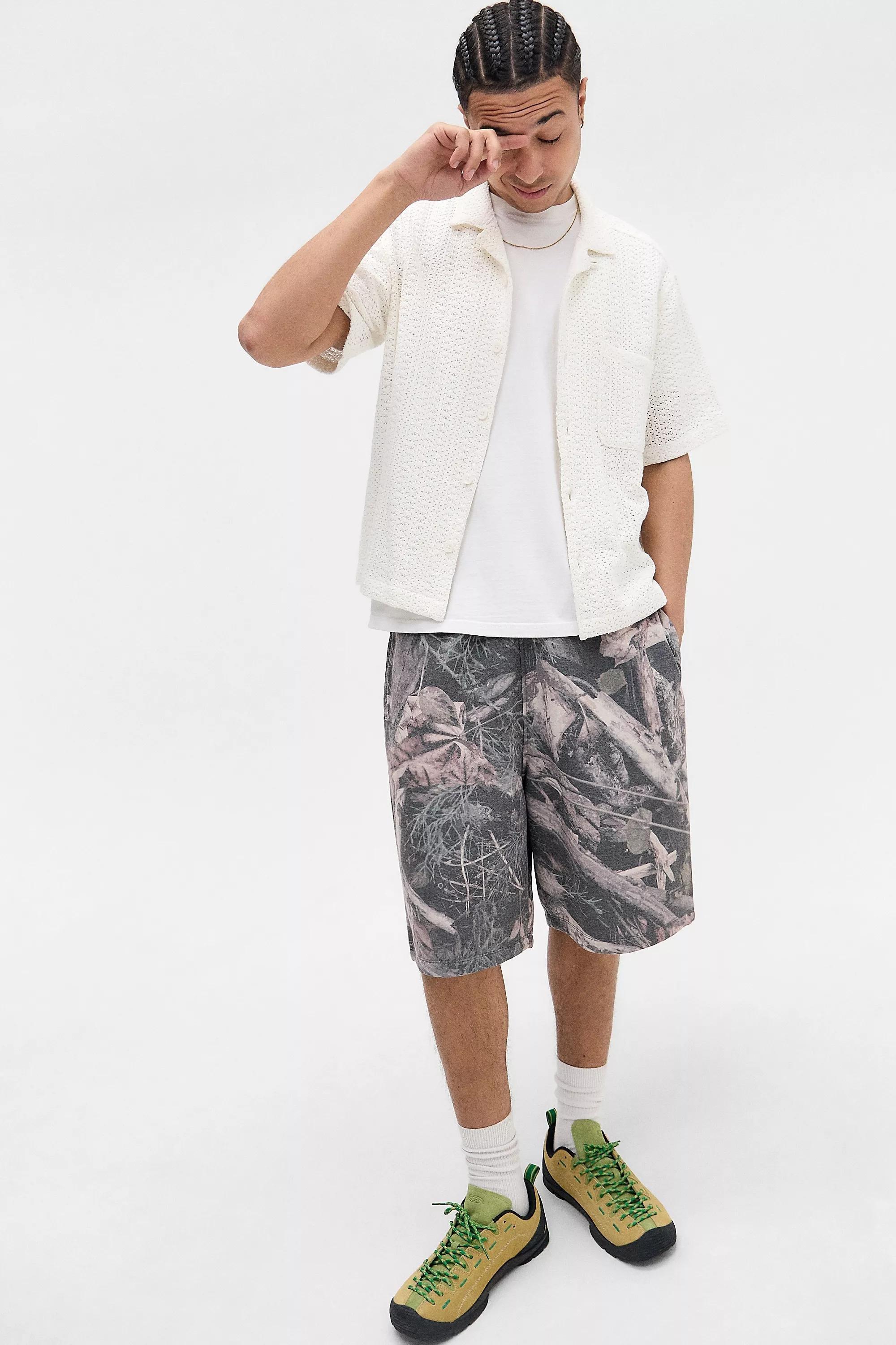 Multicolour Bdg Camo Jersey Shorts, , large image number 2