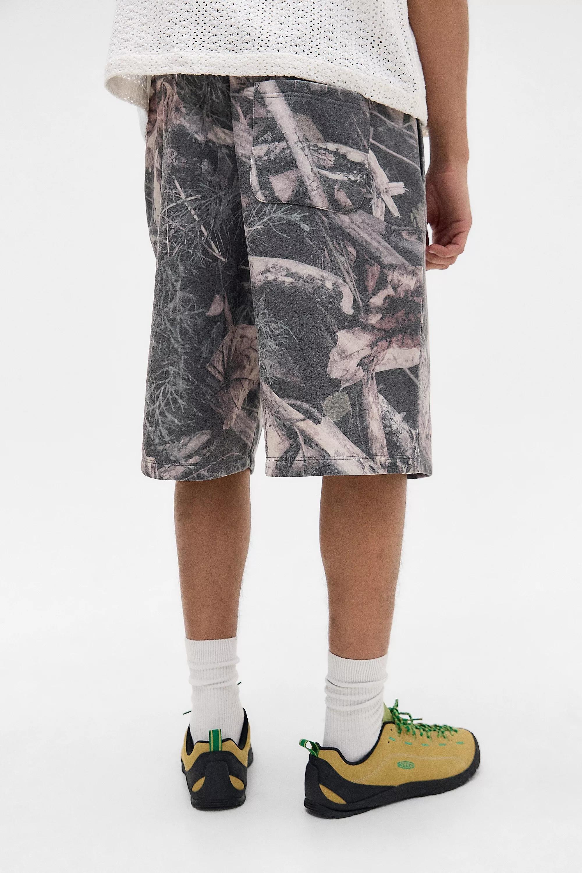 Multicolour Bdg Camo Jersey Shorts, , large image number 4