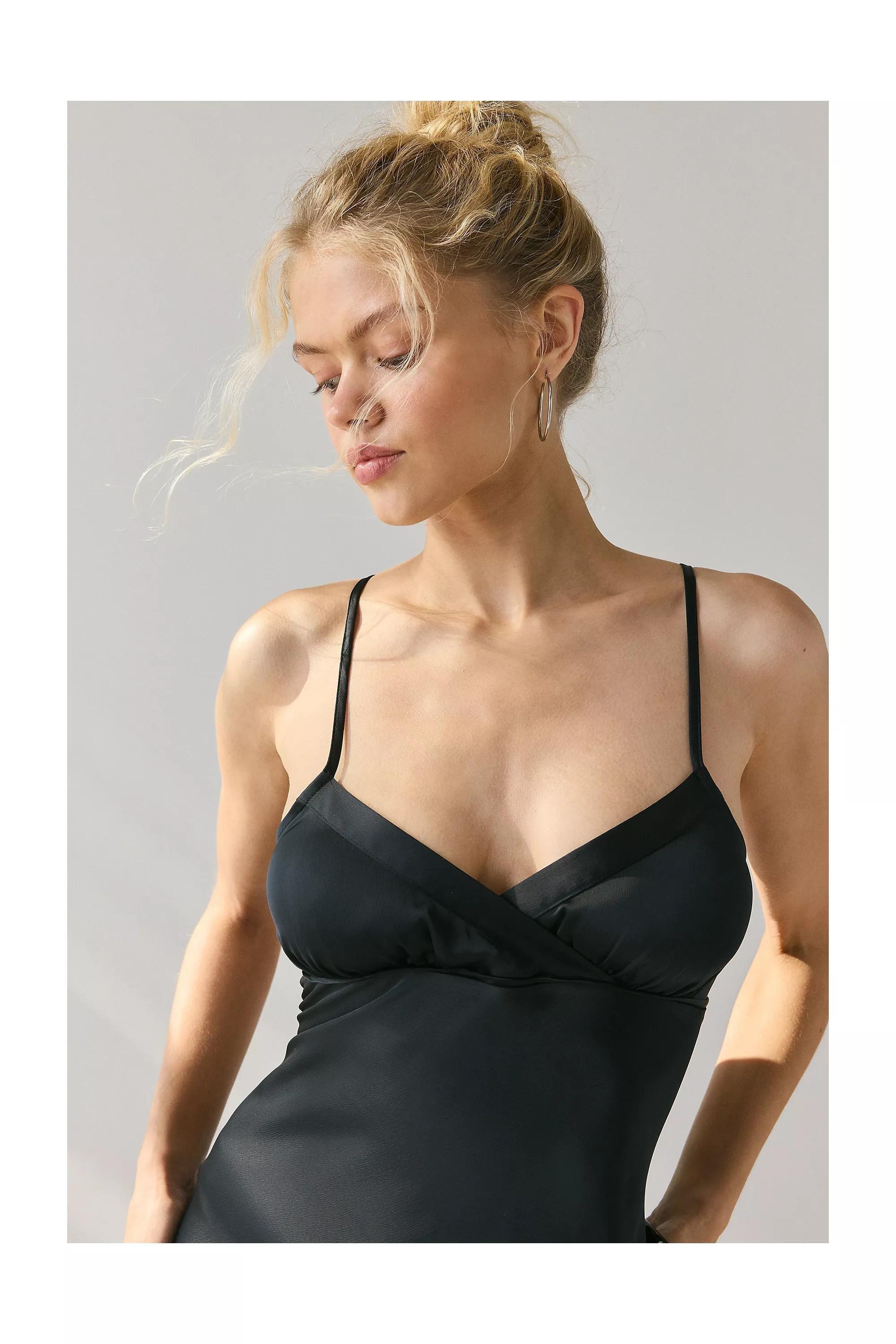 BLACK Kimchi Blue Slip It On Midi Dress, BLK, large image number 1