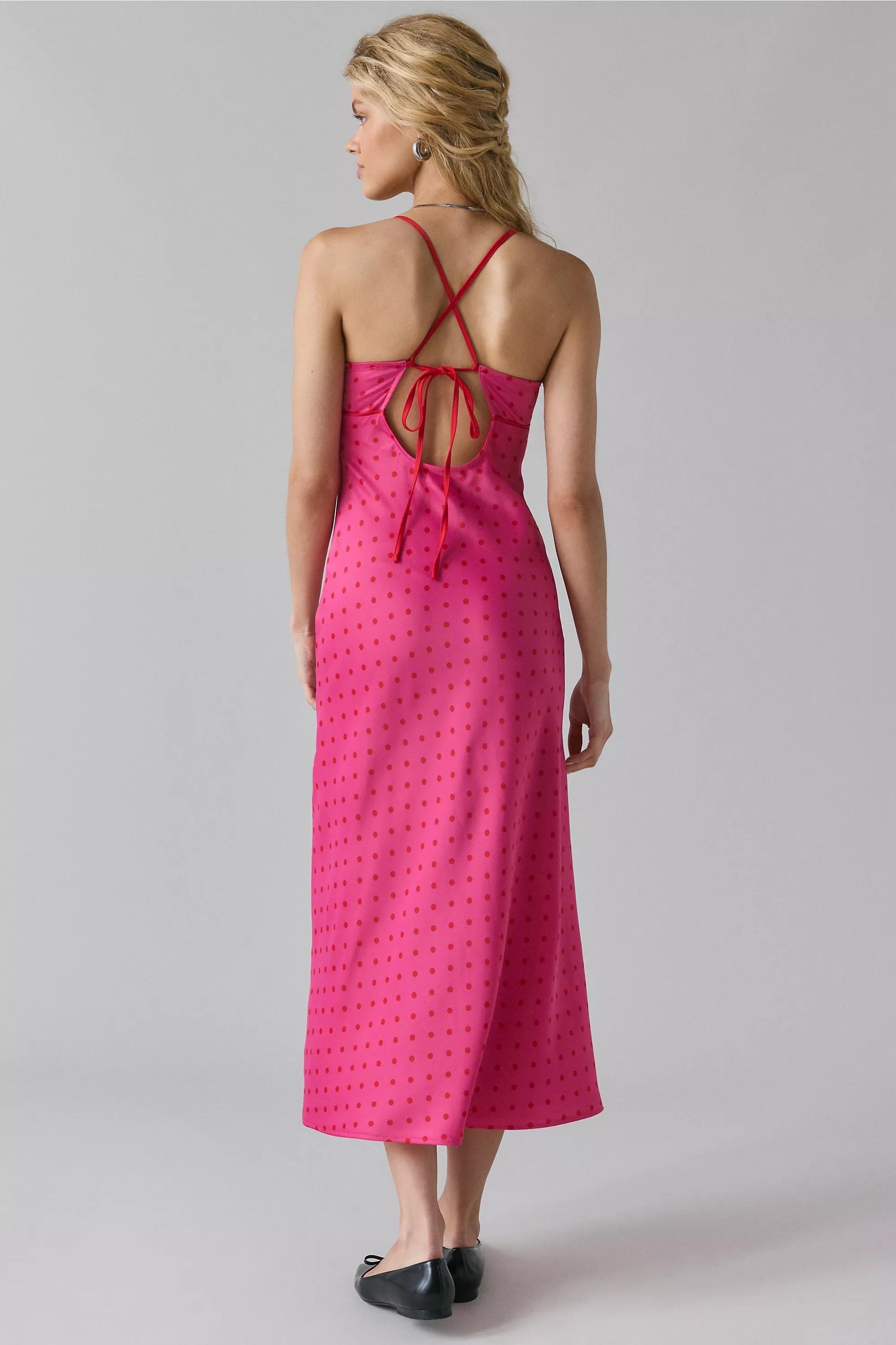 Kimchi Blue Slip It On Midi Dress, RED, large image number 2