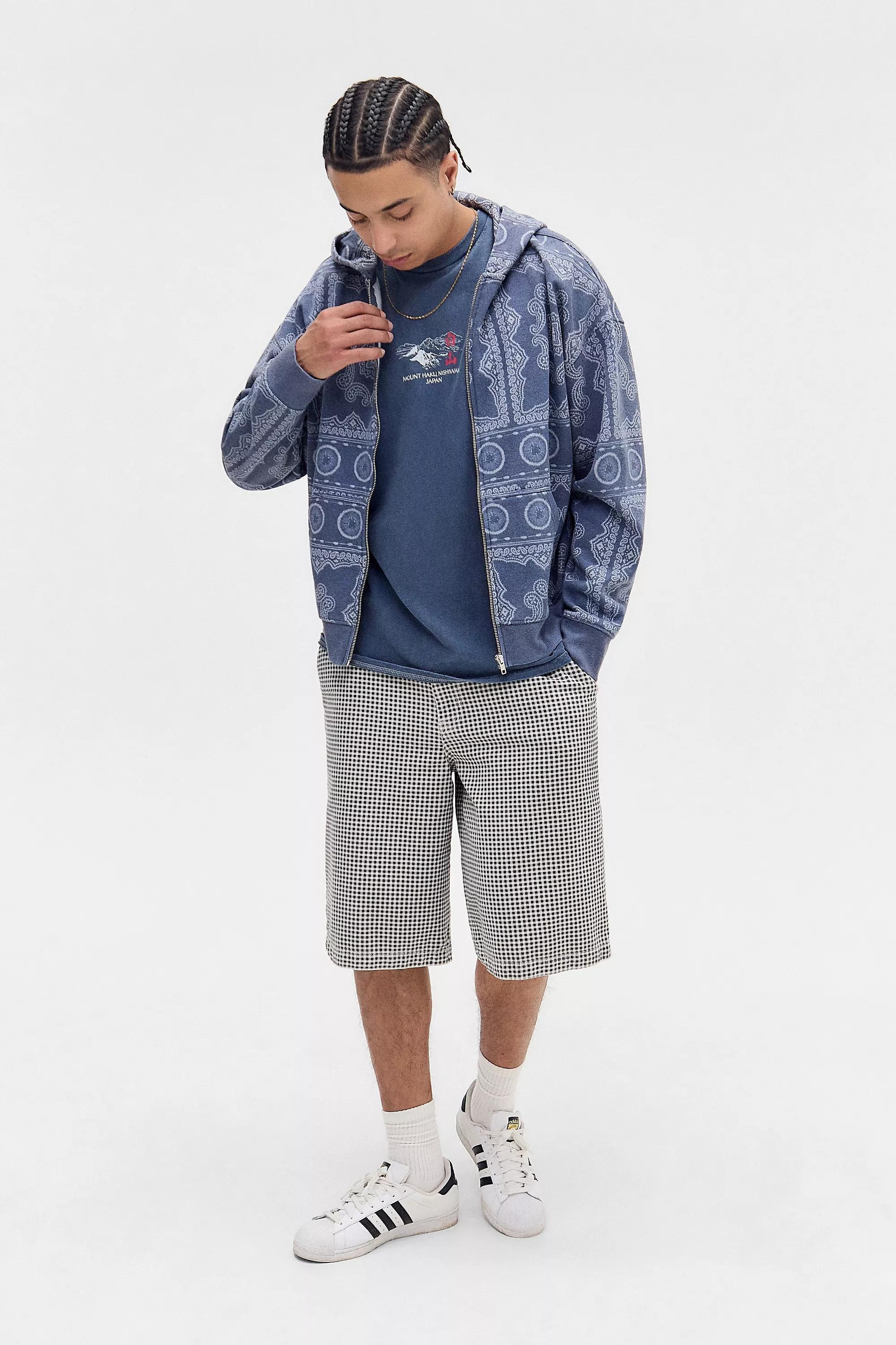 Blue Uo Short Sleeve Printed T-Shirt, BLUE, large image number 3