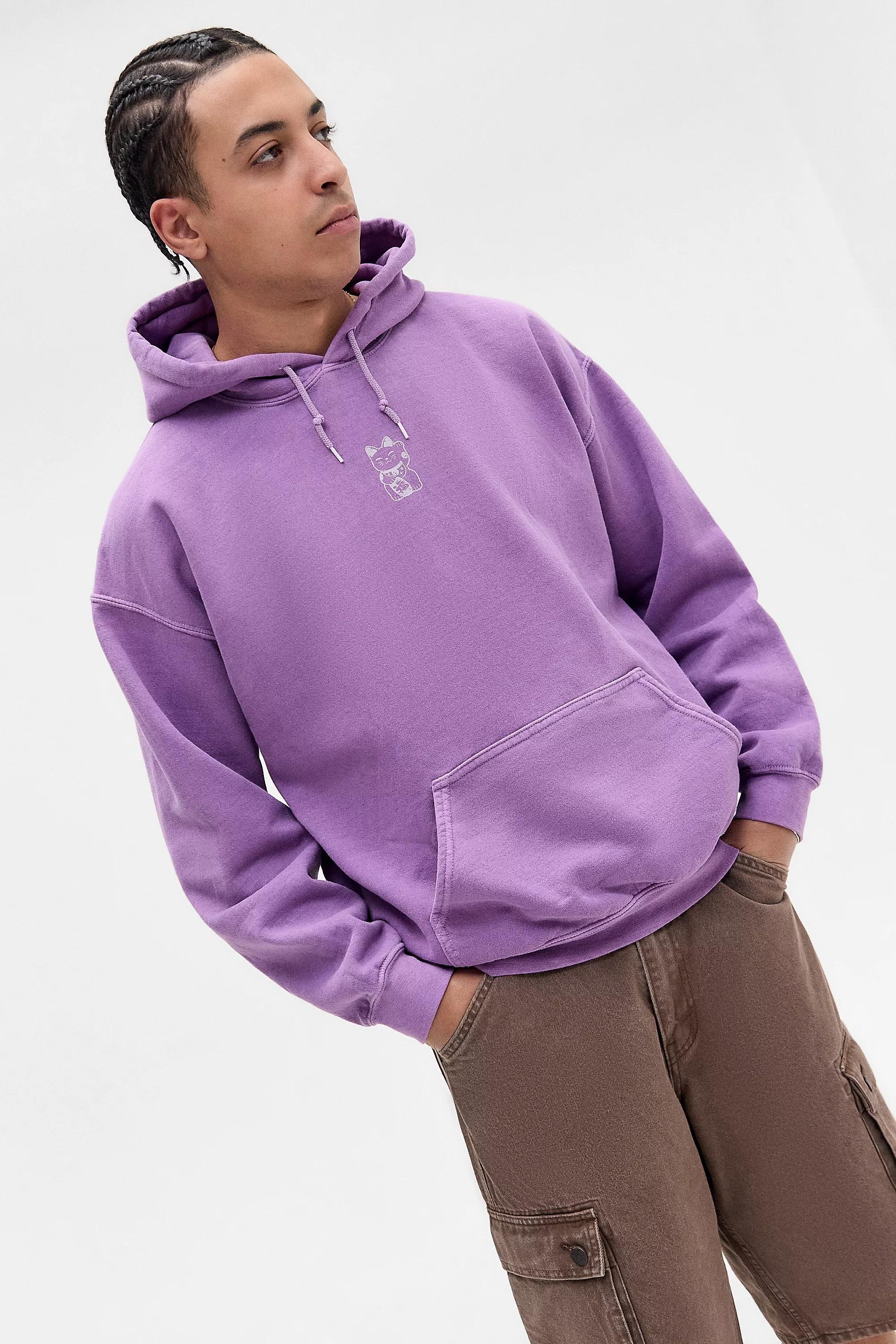 Purple Uo Kurashiji Hoodie, , large image number 1