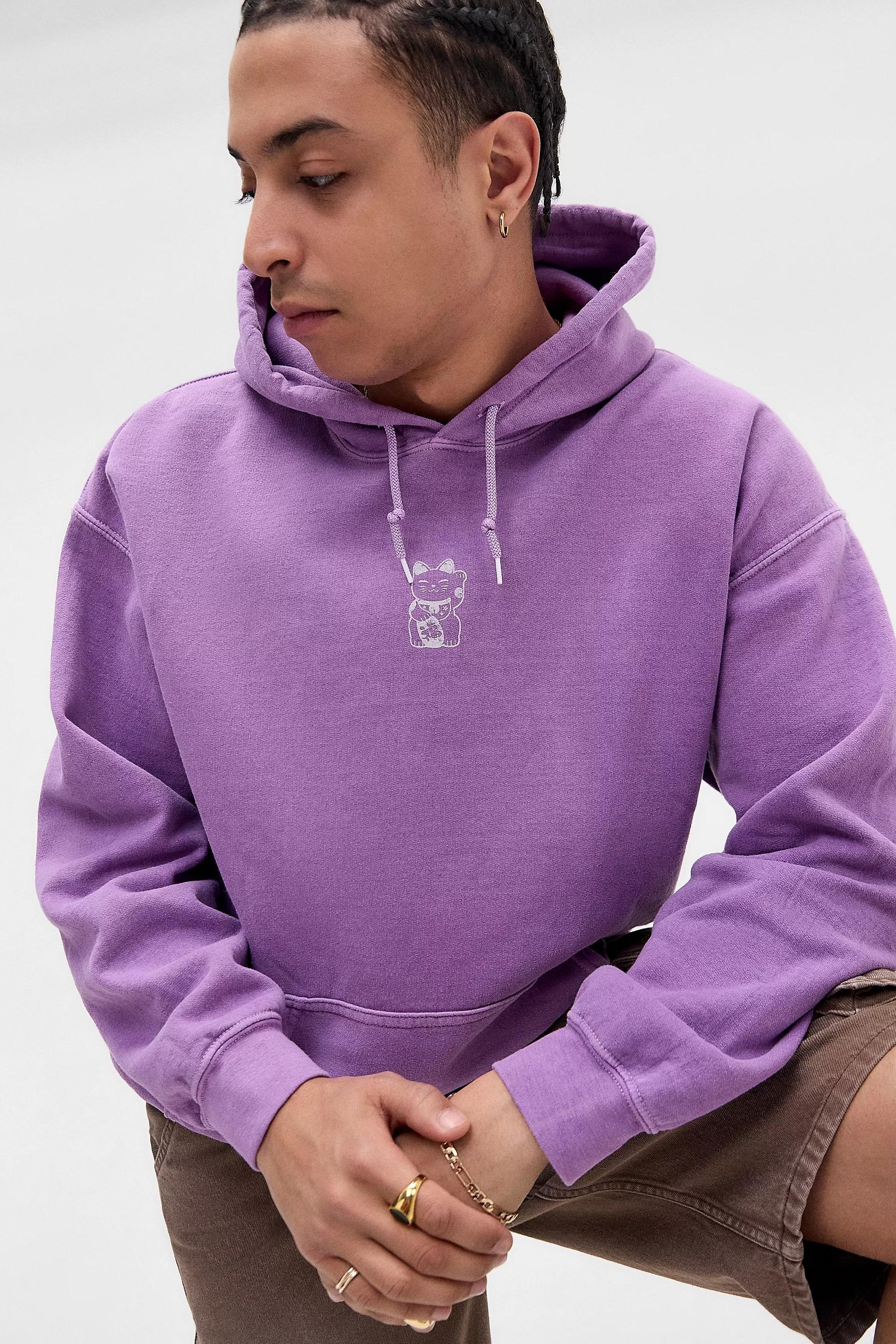 Purple Uo Kurashiji Hoodie, , large image number 2