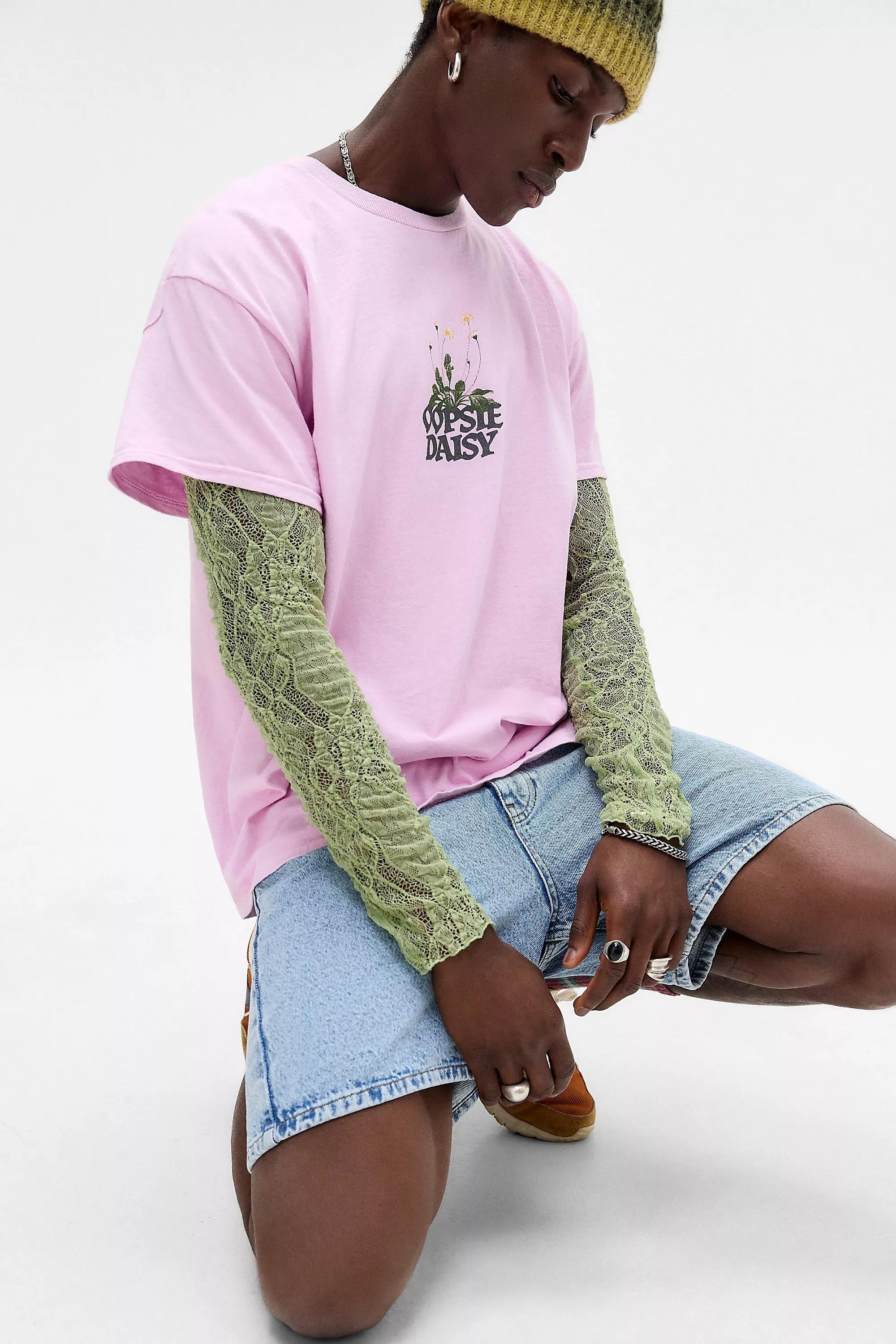 Pink Uo Oopsie Daisy T-Shirt, , large image number 4