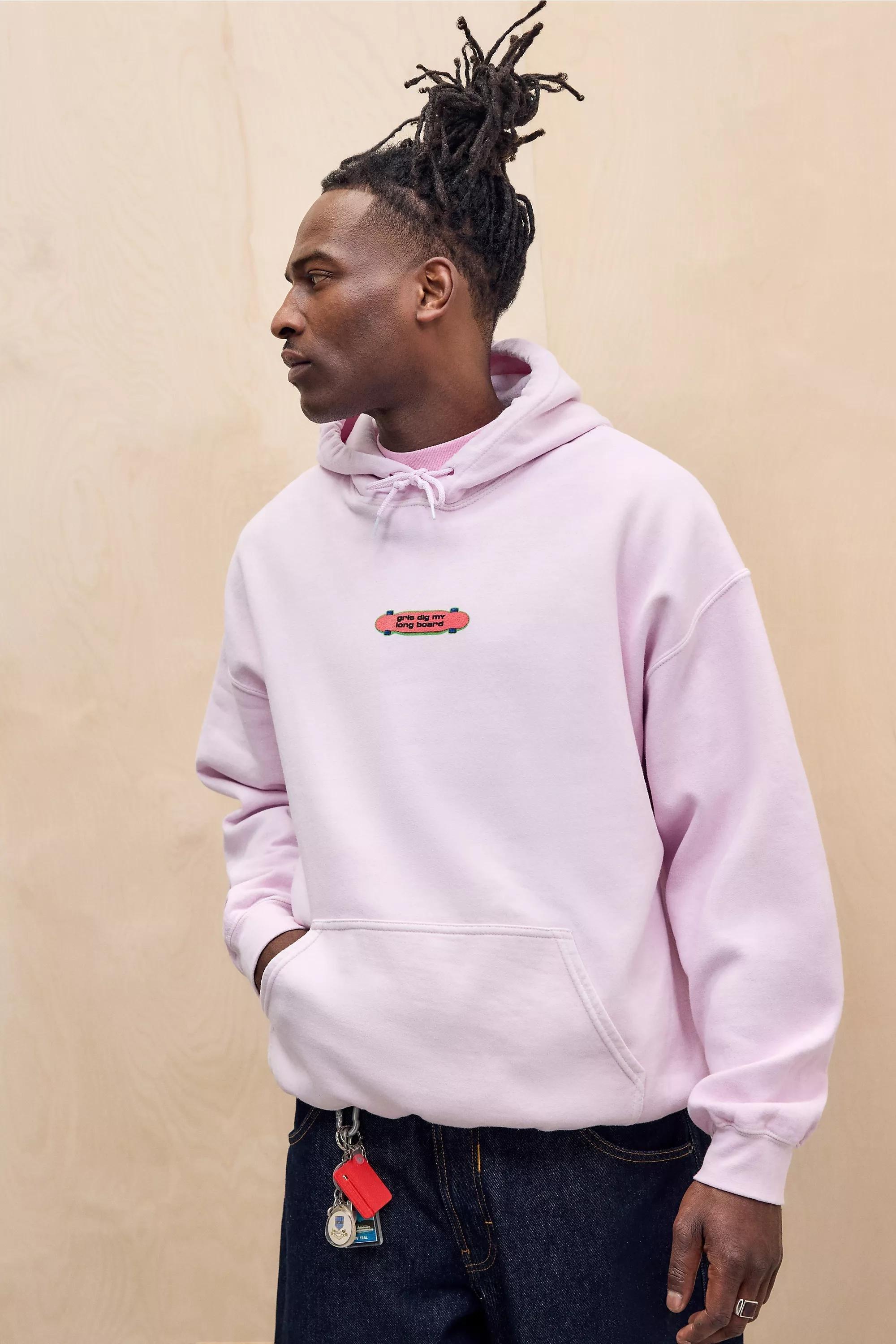 Pink Uo Longboard Hoodie, , large image number 1