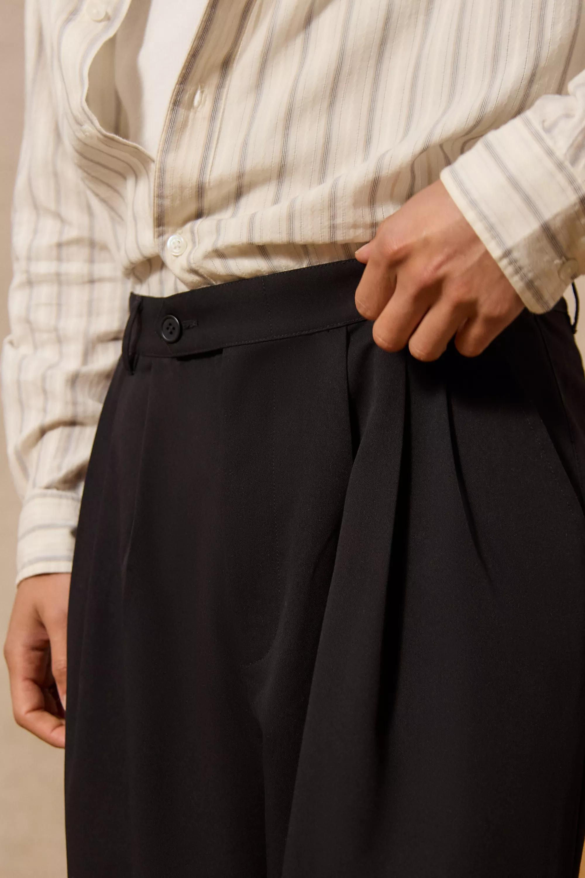 Black Loom Greer Smart Trousers, , large image number 2