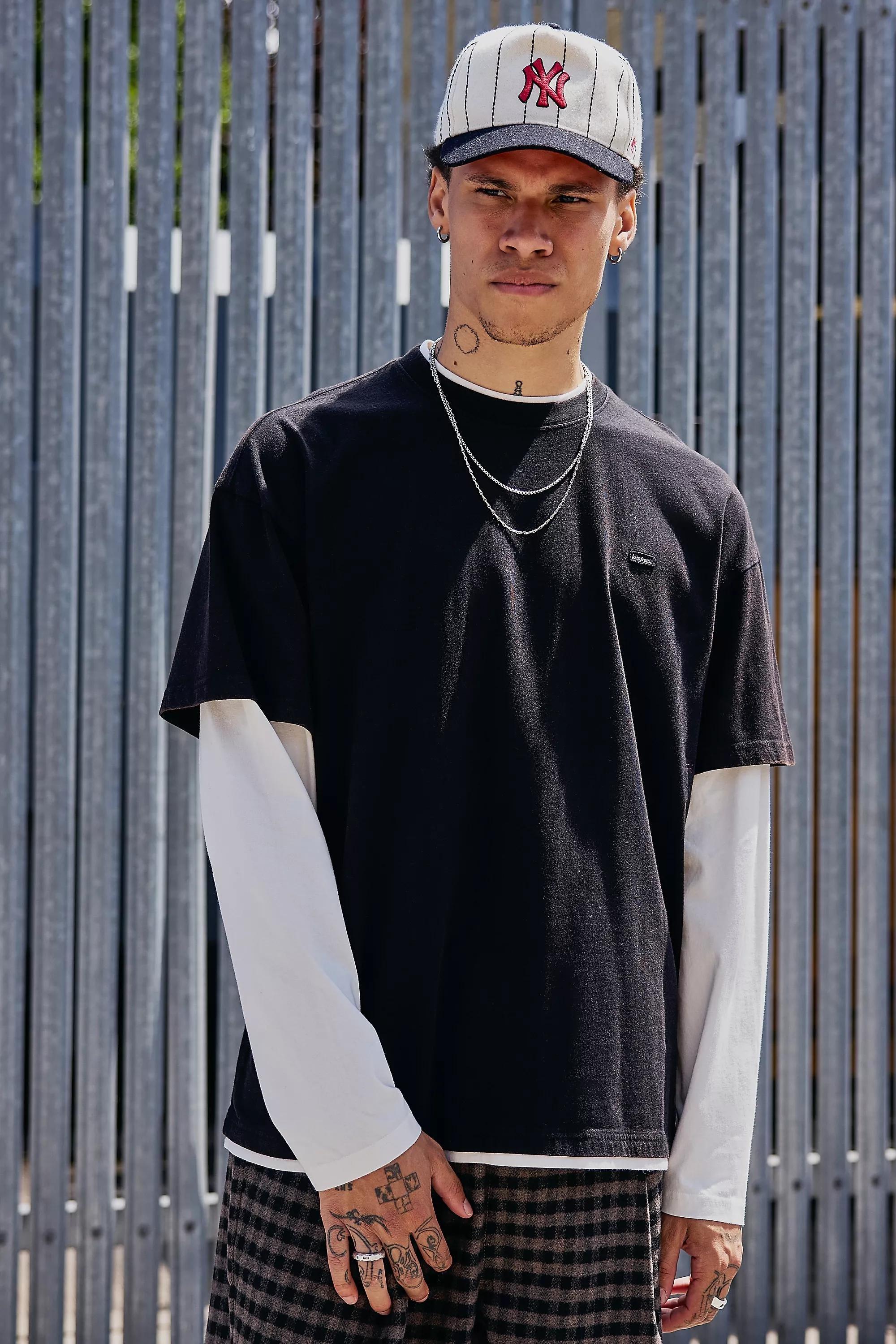 iets frans... Black Double Layer T-Shirt, , medium