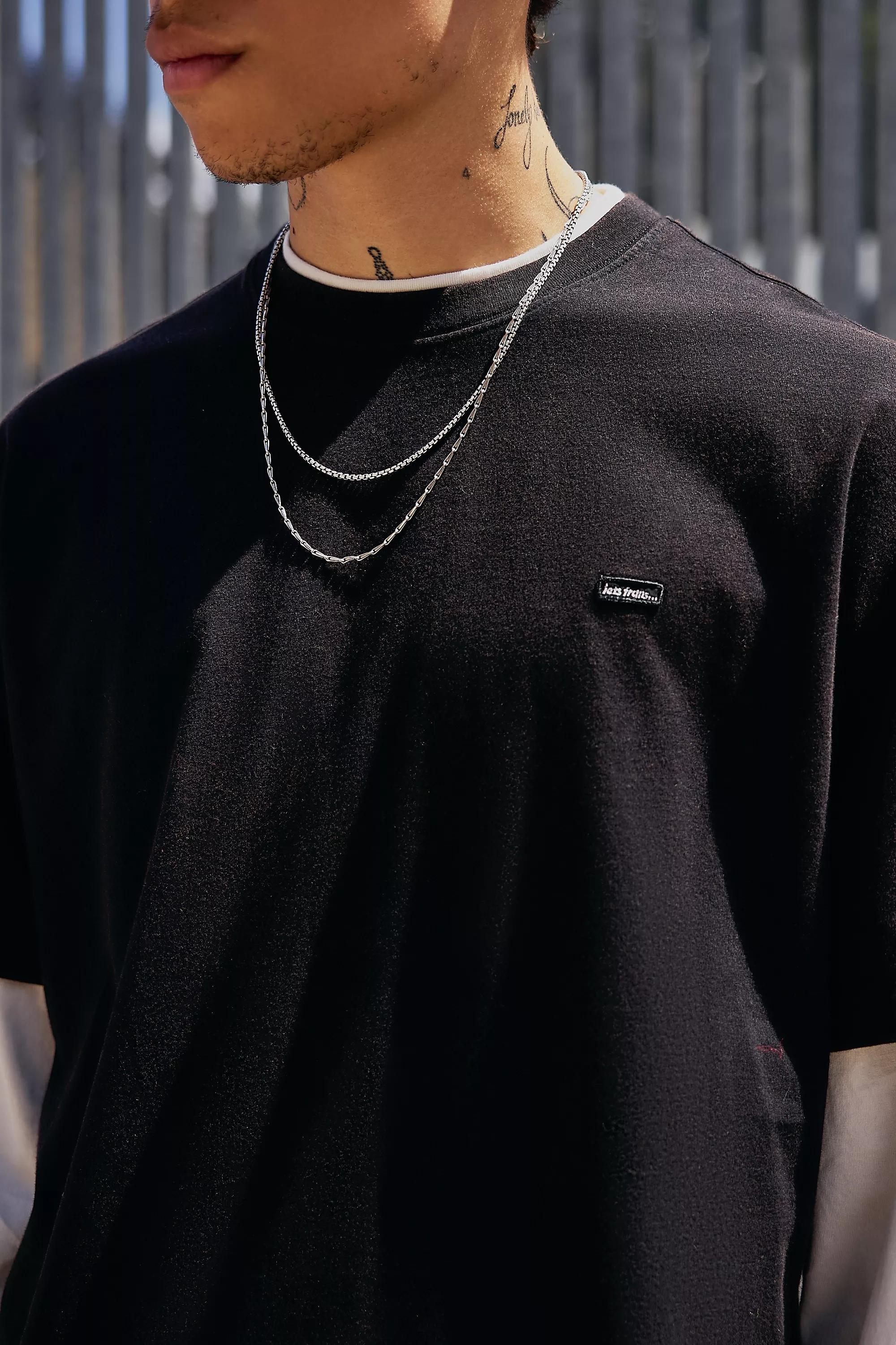 BLACK iets frans... Black Double Layer T-Shirt, BLK, large image number 1