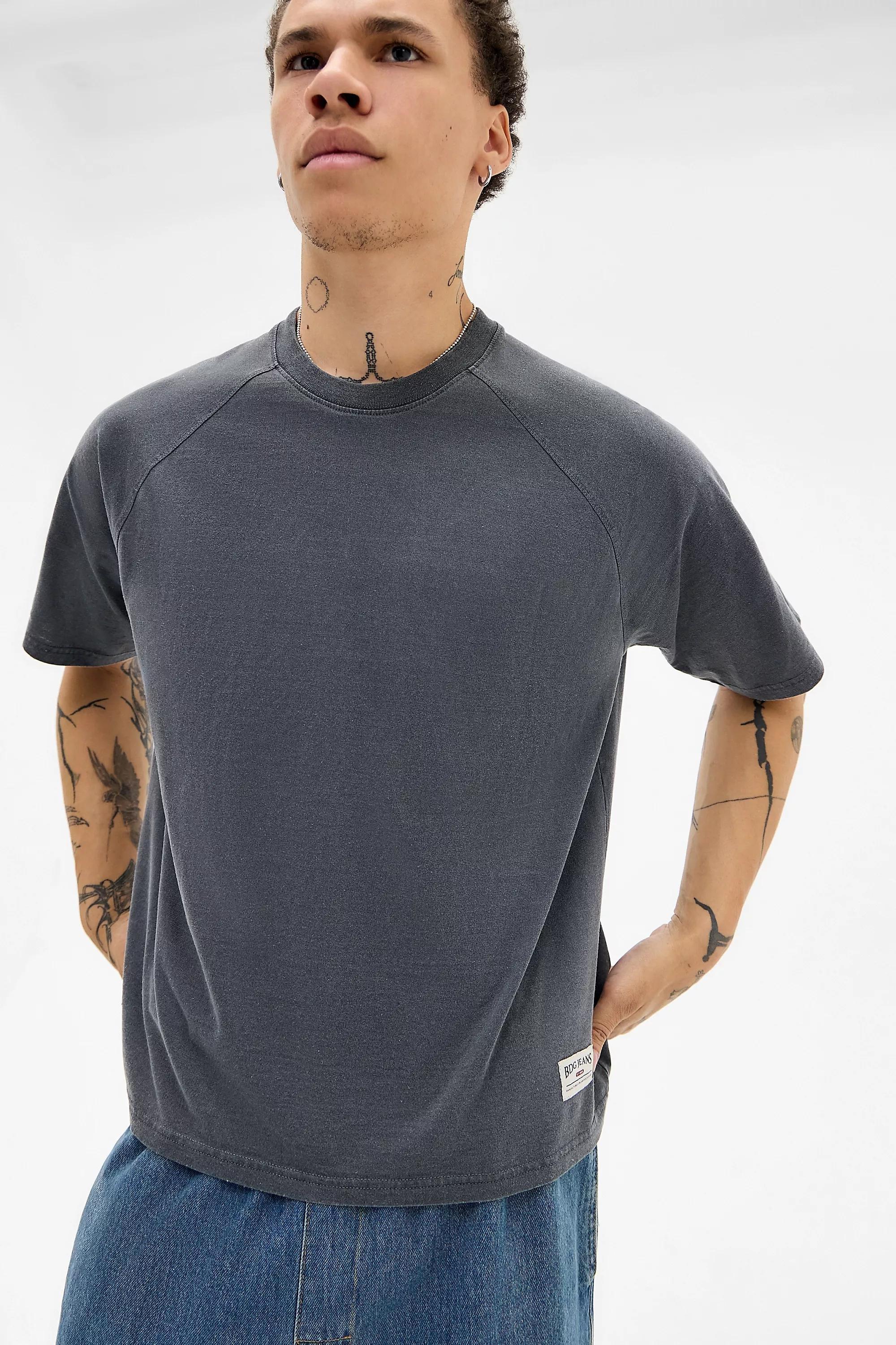 Black Bdg Raglan T-Shirt, BLK, large image number 0