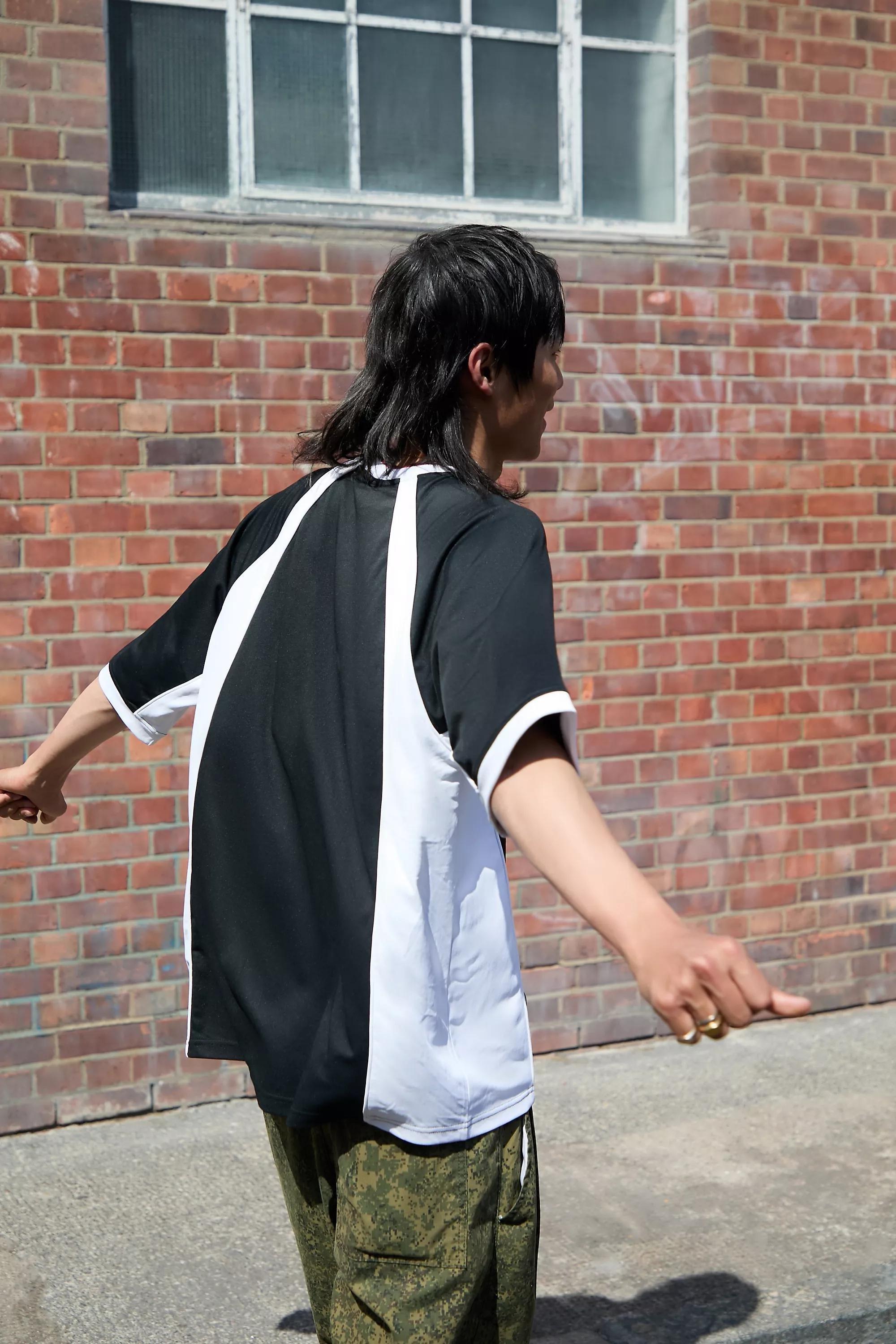 CCUOM250139;IETS BLK/WHT PANEL TEE, BLK, large image number 3
