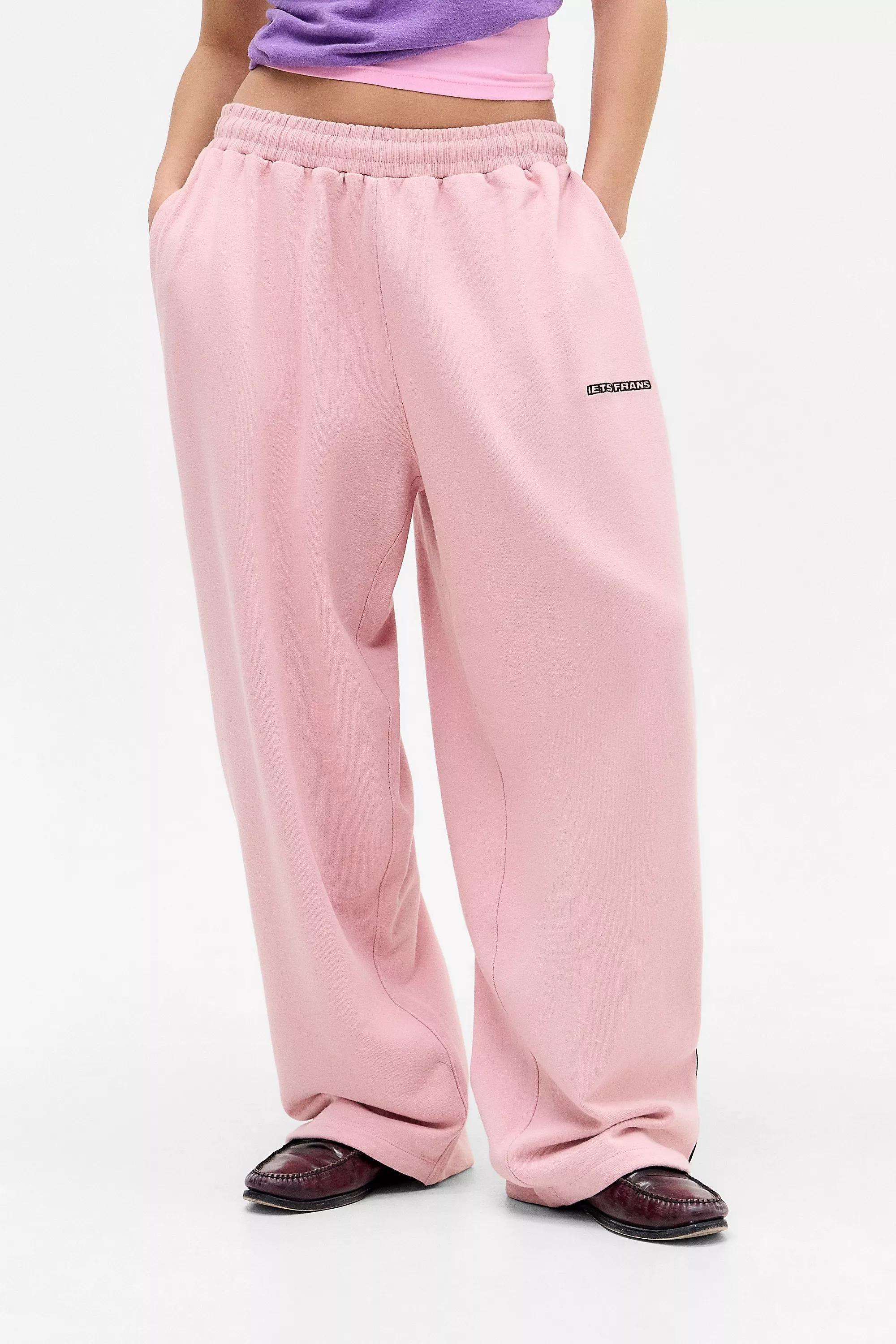 Pink Iets Frans... Harri Baggy Joggers, , medium