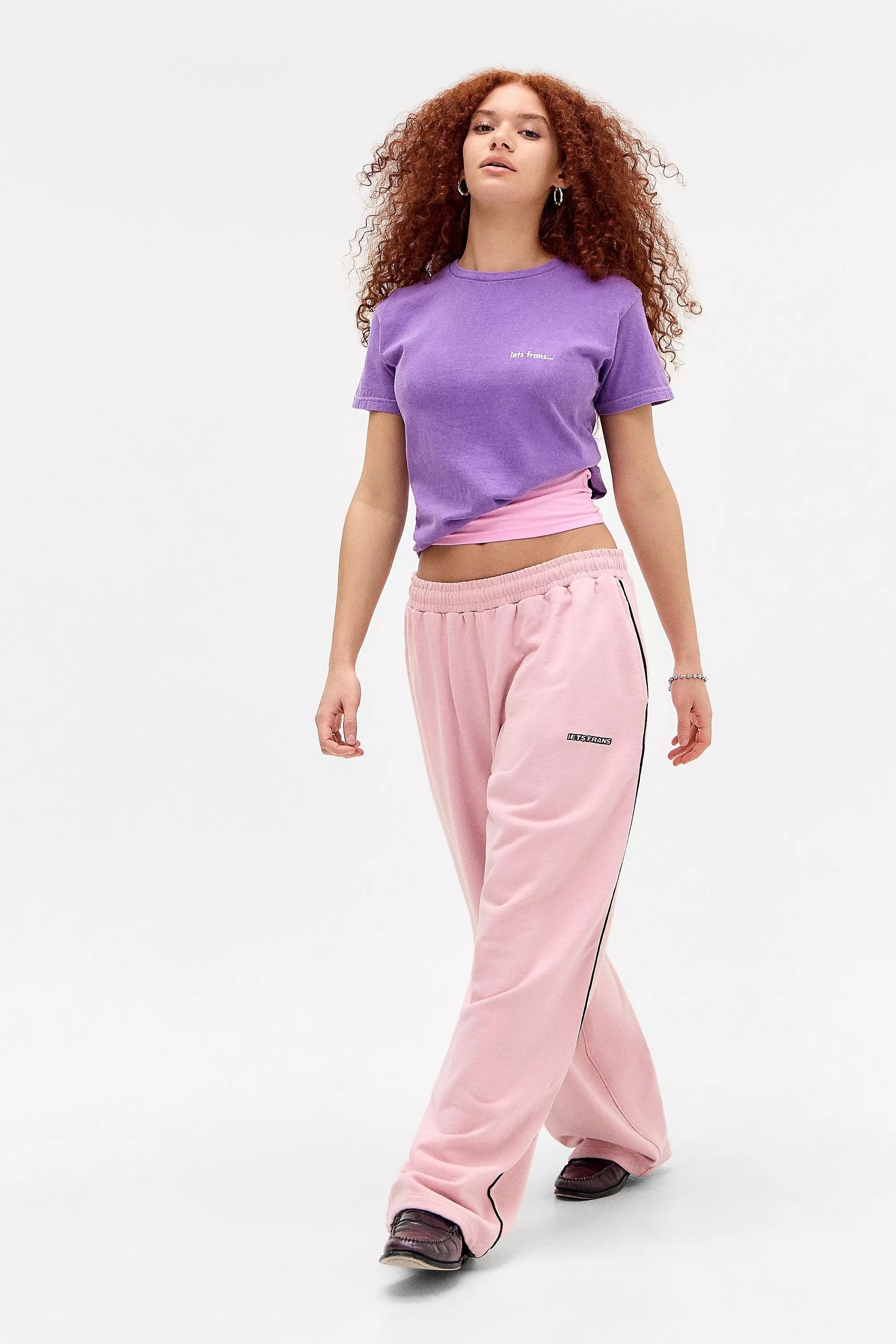 Pink Iets Frans... Harri Baggy Joggers, , large image number 2