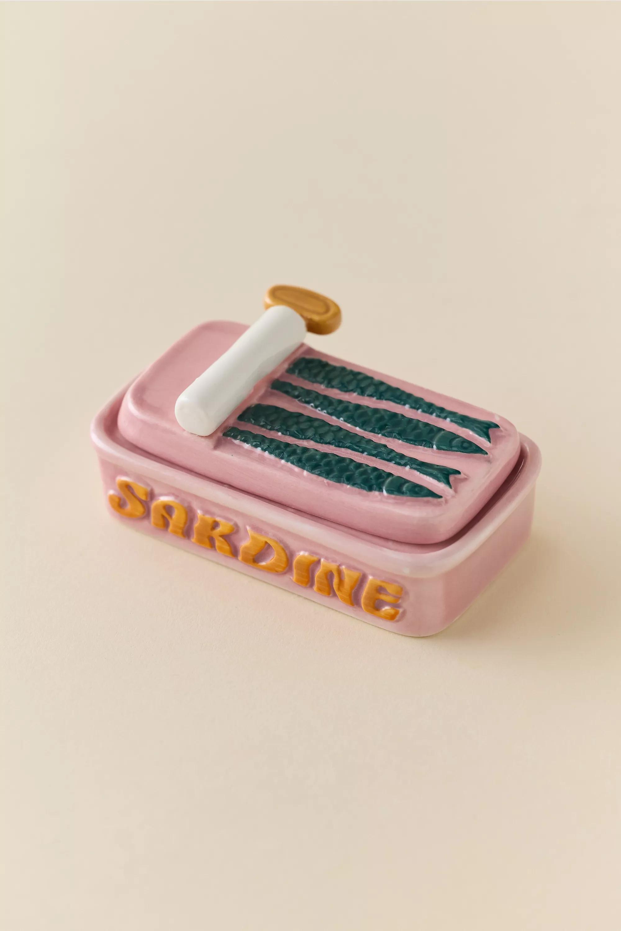Pink Sardine Trinket Box, PINK, large image number 0