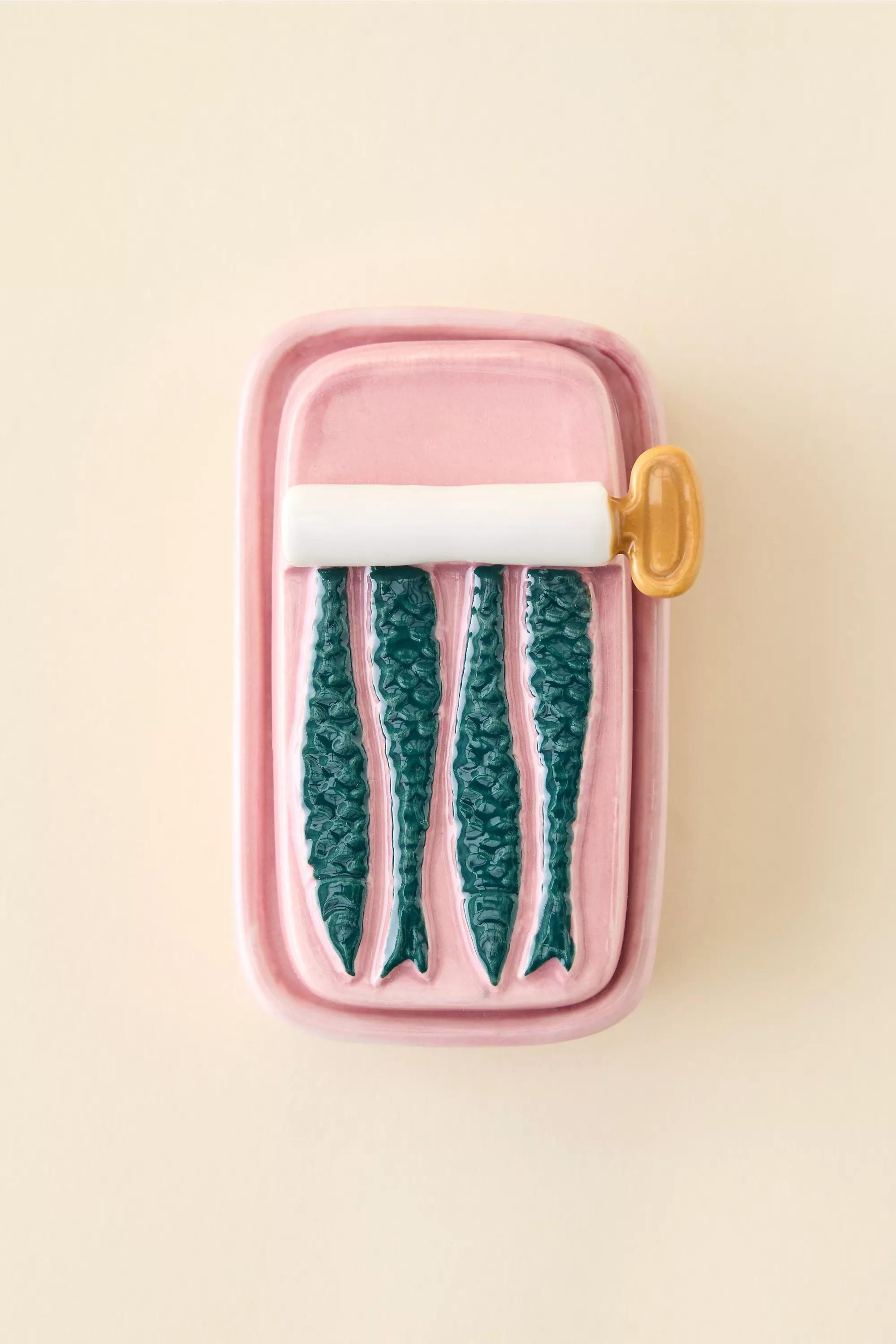 Pink Sardine Trinket Box, PINK, large image number 2