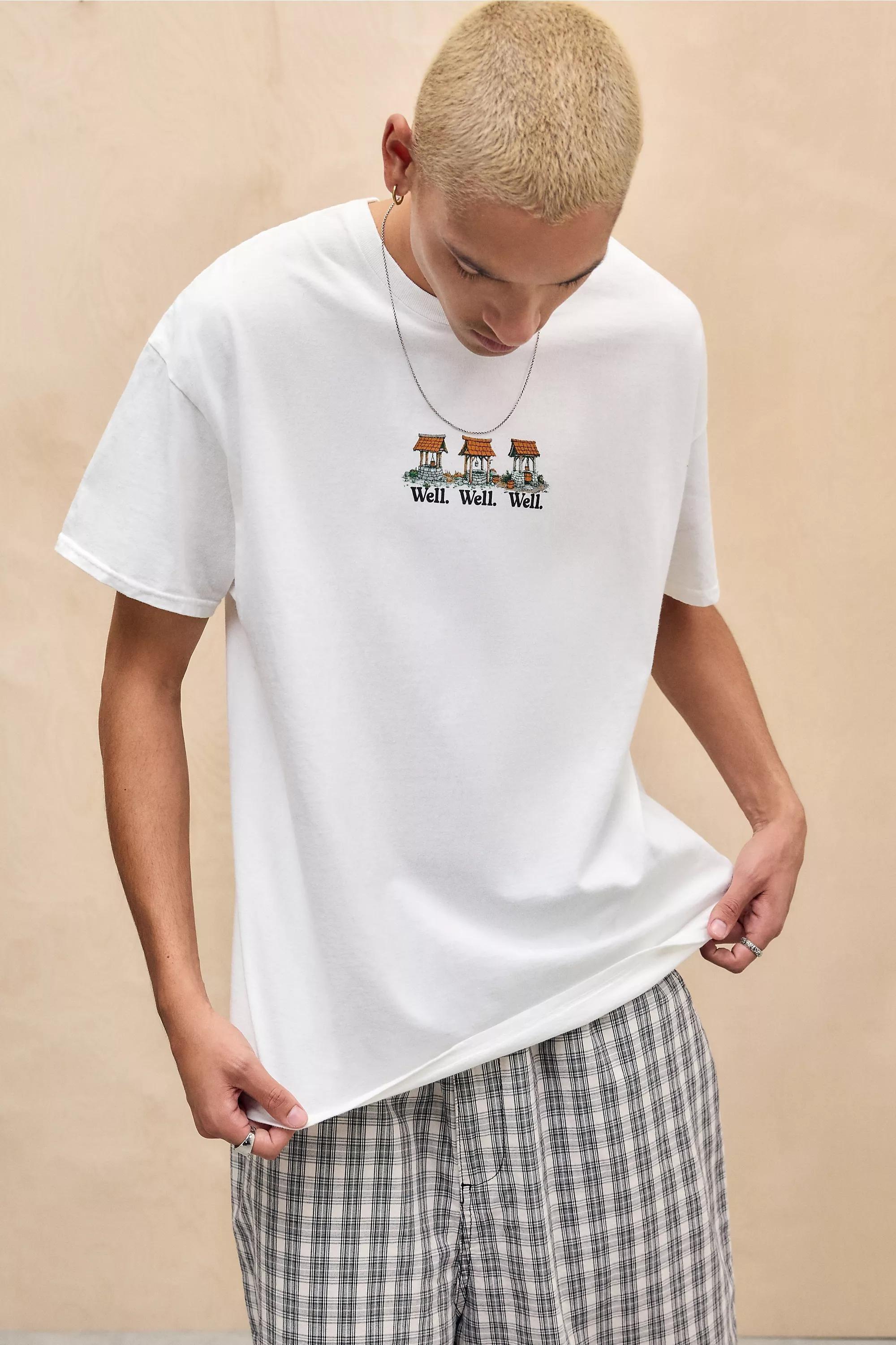 UO White Well Well Well T-Shirt, , large image number 0